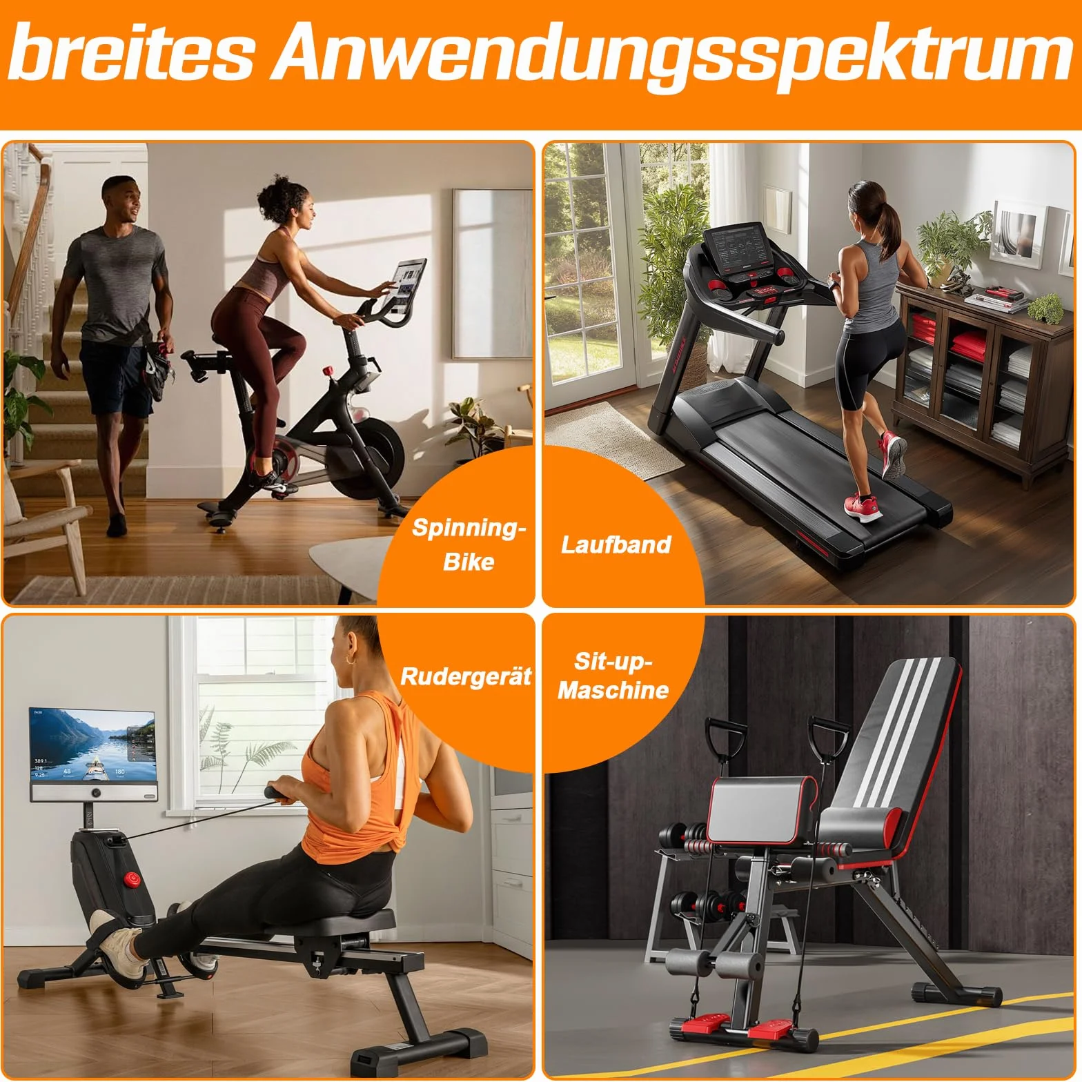 Mata ochronna na podłogę, sprzęt fitness, składana mata do bieżni, 150 x 61 cm, mata treningowa z termoplastycznego elastomeru poliestrowego 8 mm, antypoślizgowa, neutralna zapachowa, amortyzująca