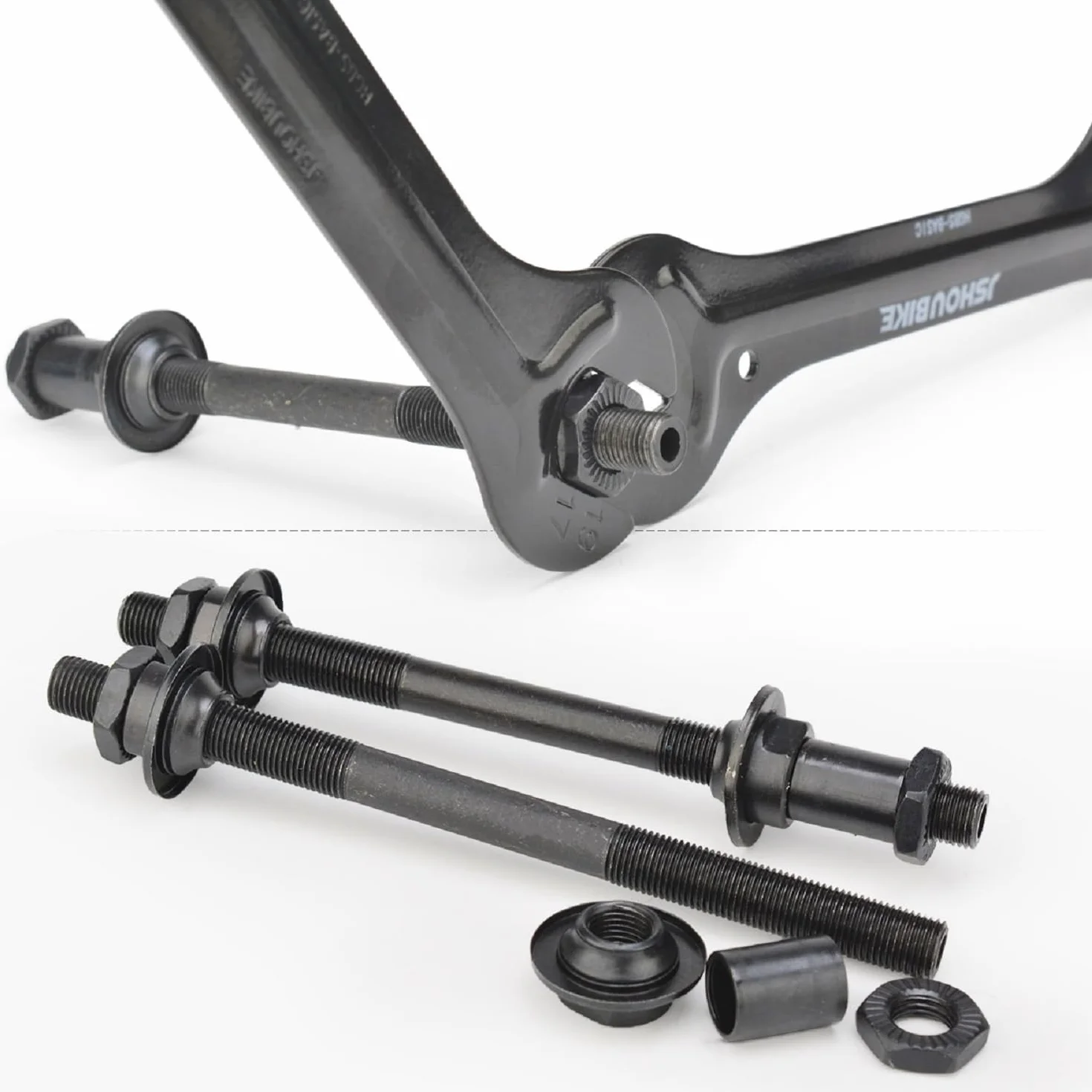 Kiuiom Zestaw osi rowerowej Quick Release, szybkomocująca oś rowerowa, do rowerów wyścigowych, górskich