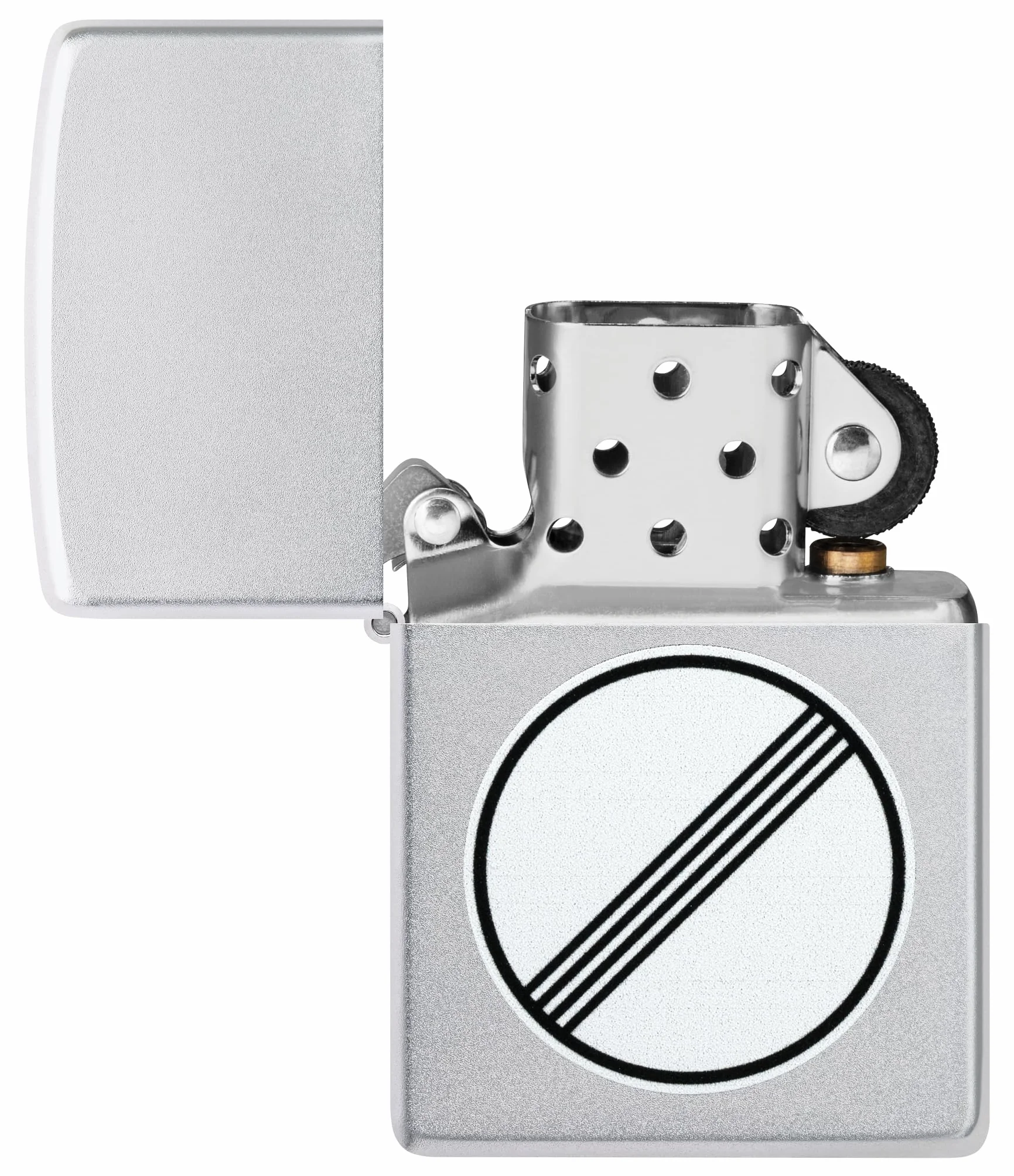 Zippo Autostrada bez Ograniczeń Zapalniczka Sztormowa Wiatroodporna Satynowy Chrom