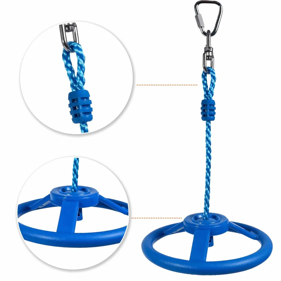 Ninja Slackline koło zamachowe, akcesoria do użytku na zewnątrz, kolor niebieski