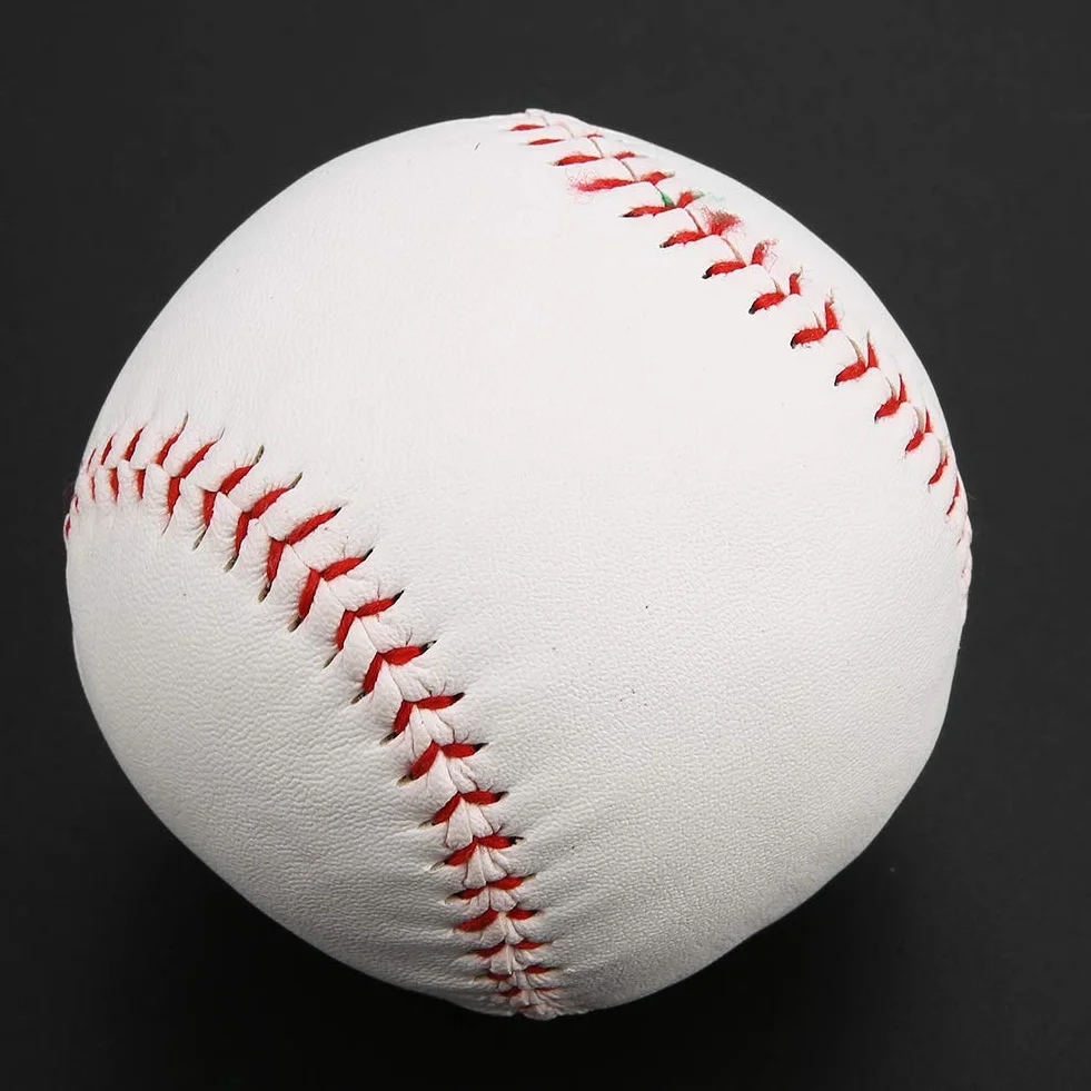 Softball Treningowy, 2 szt. Miękkie Wypełnienie z PVC Trening Ręcznego Szycia Softball do ćwiczeń Odbijania w Celu Doskonalenia Umiejętności