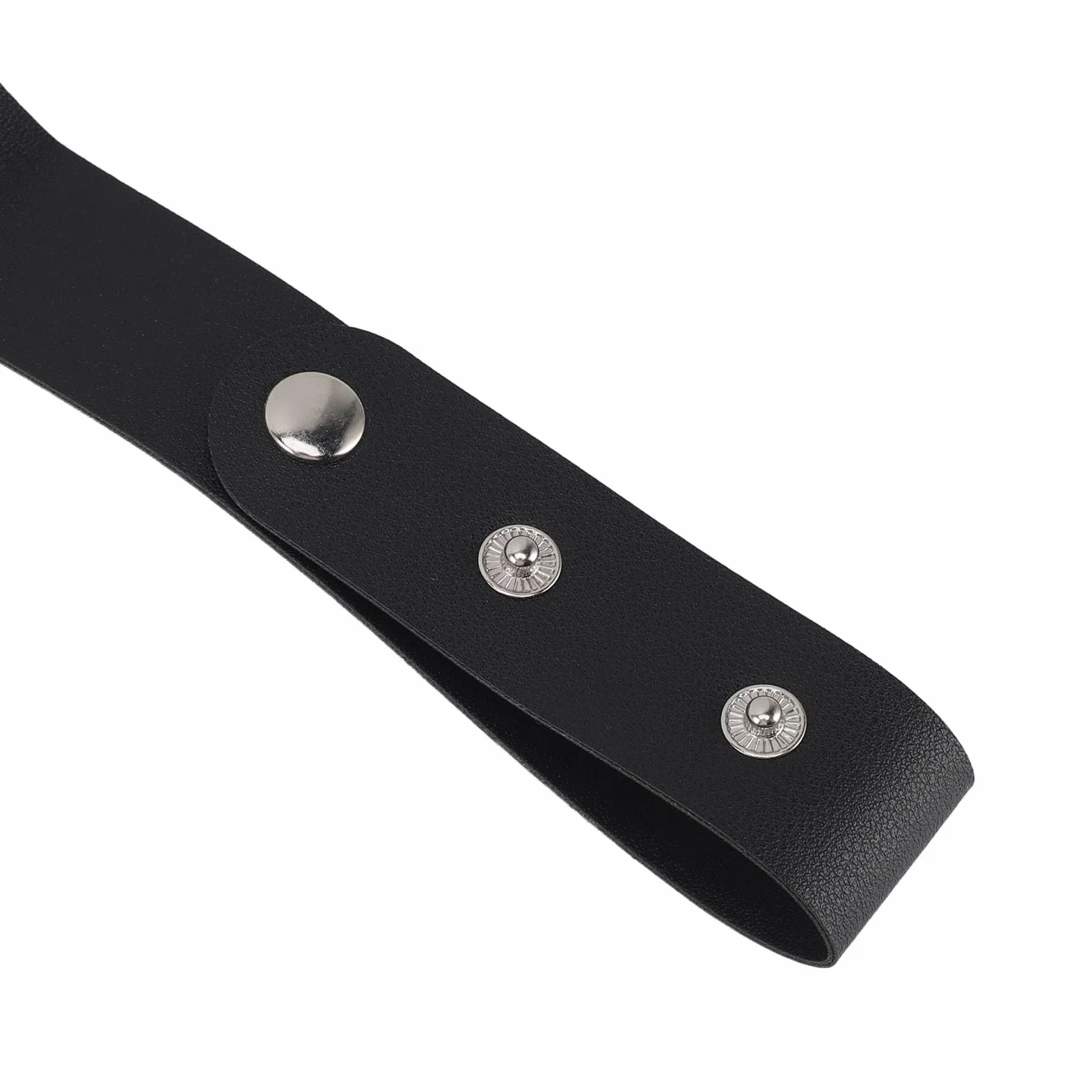 4-częściowa Skórzana Kabura na Bicz, długość 13,8 Cm / 5,4 Cala, Bezpieczny Uchwyt na Pas Biodrowy z metalową klamrą, Ergonomiczna Pętla na Pasek ze Skóry PU, Uchwyt na Bicz do
