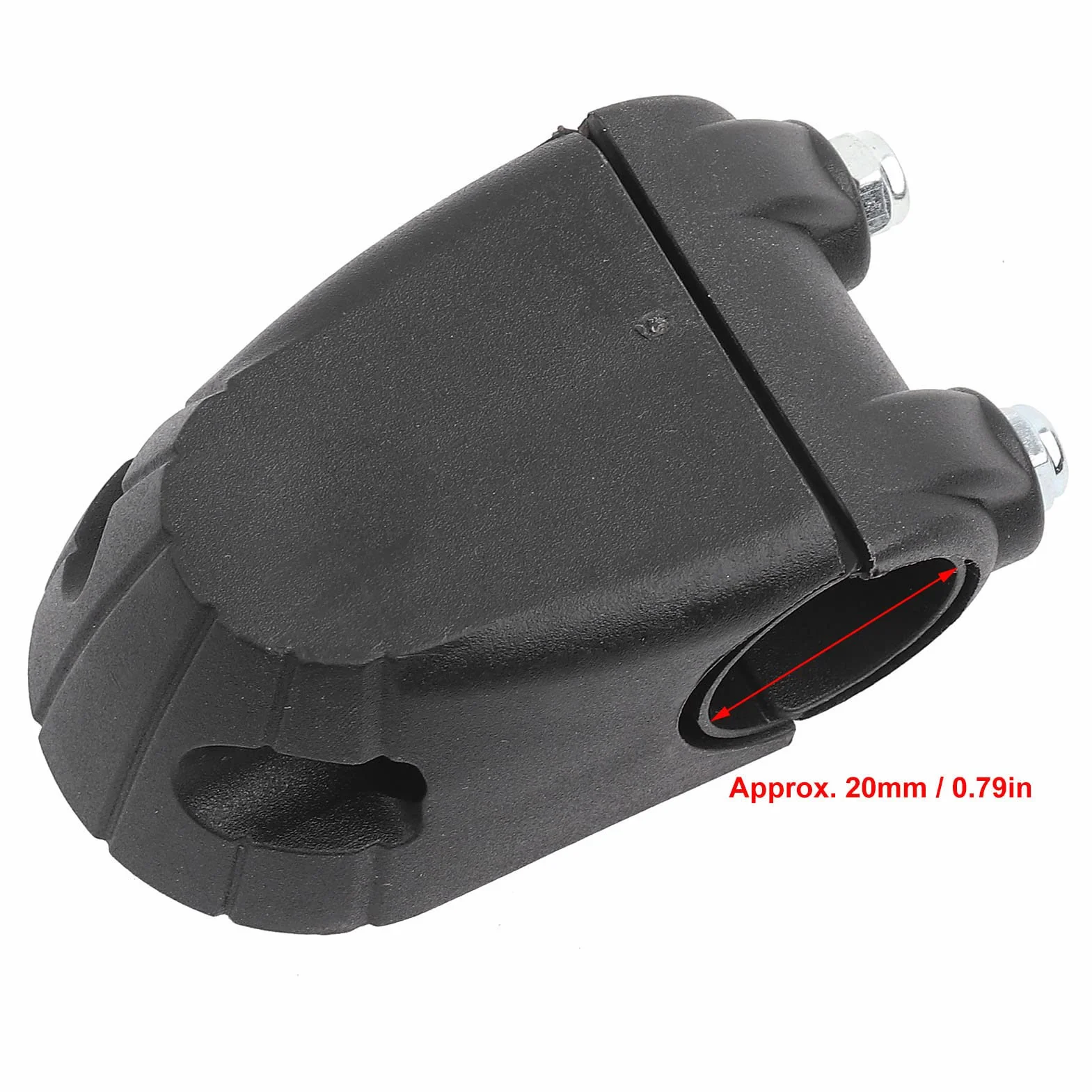 Yosoo Health Gear Wytrzymały uchwyt na parasol, uchwyt na wózek z tworzywa sztucznego, ulepszona aluminiowa podstawa, regulowany kąt 180 stopni, uniwersalny do wózka, wózka inwalidzkiego, roweru