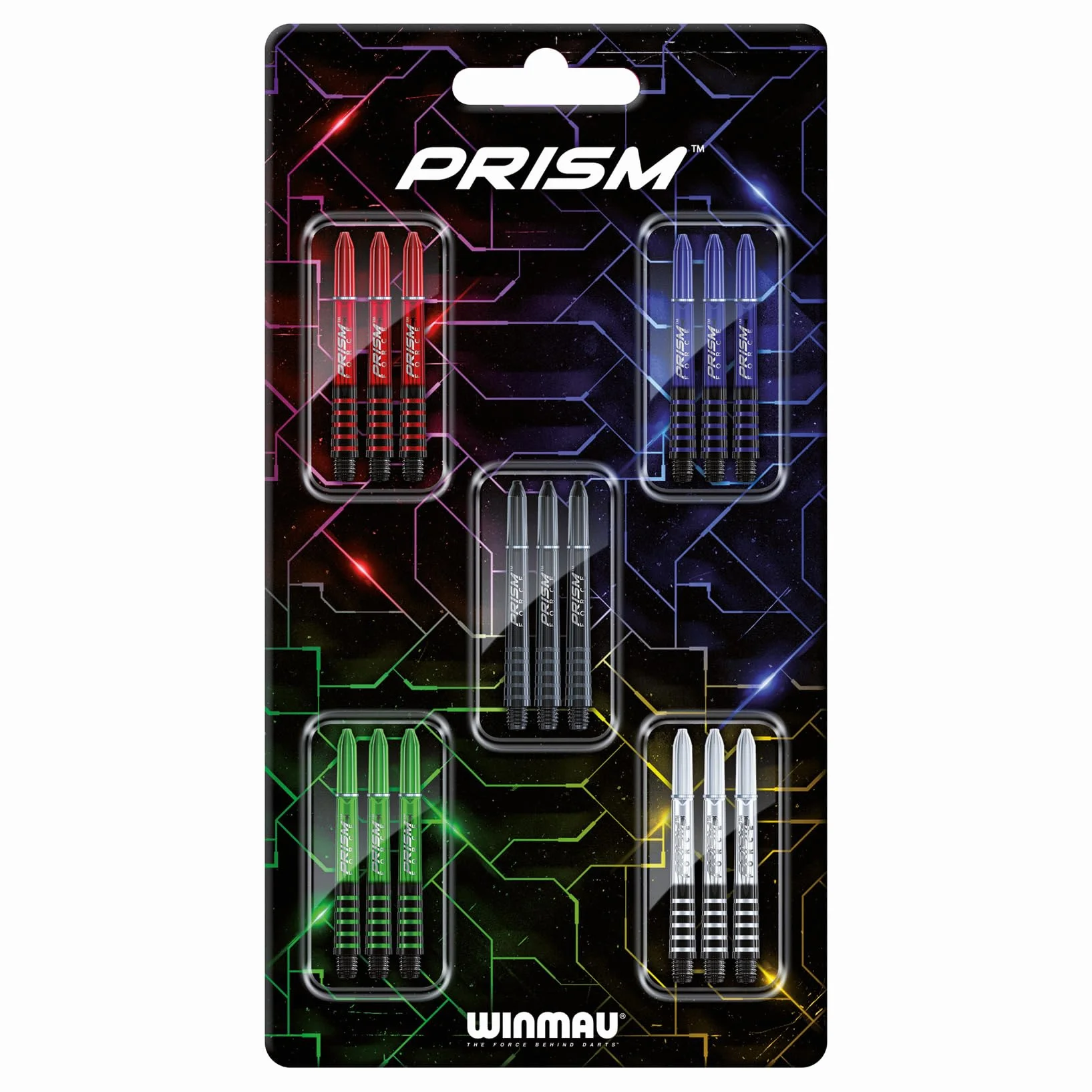 Shafty Winmau Prism Force Shaft Collection Medium