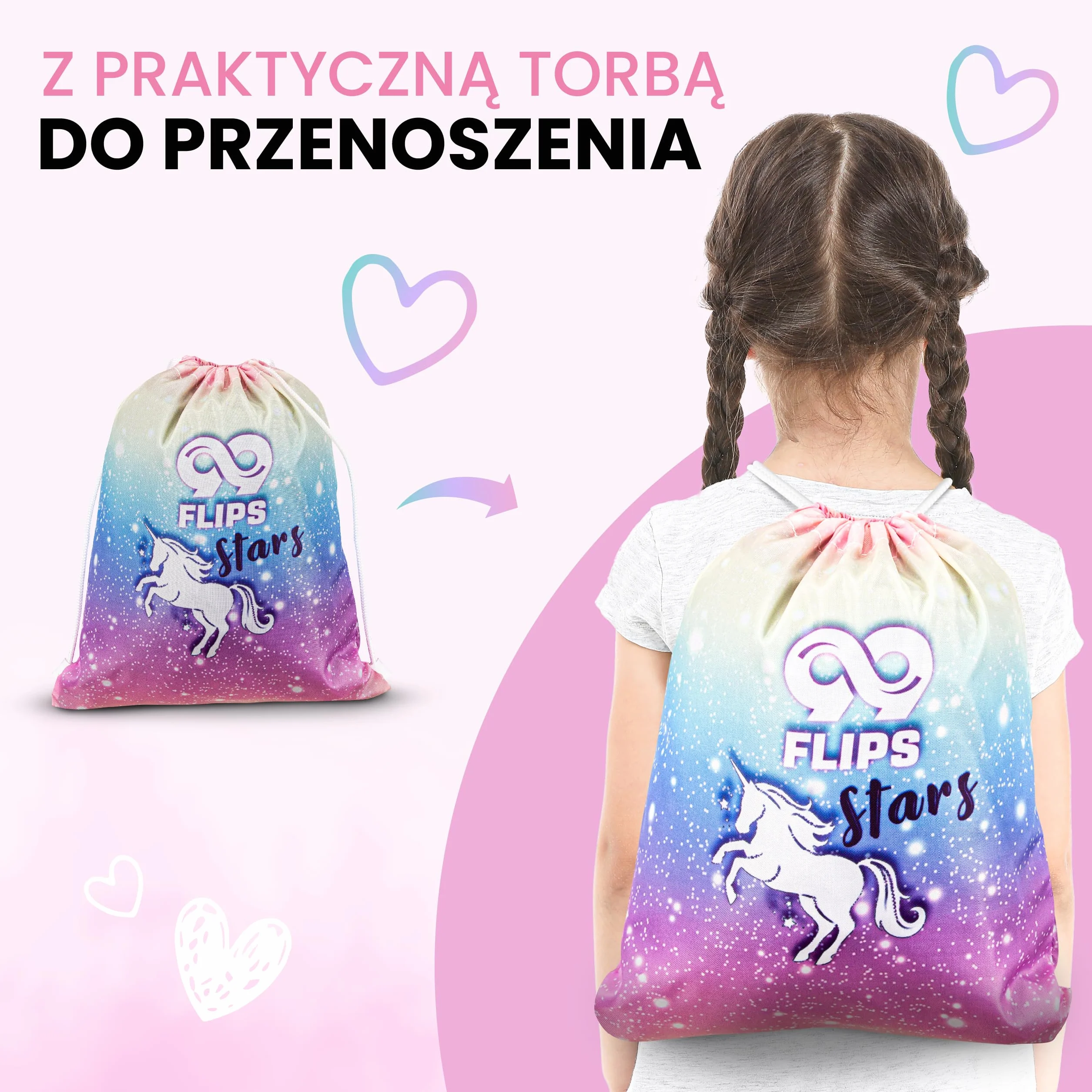 EINHORN Zestaw Ochraniaczy na Rolki dla Dzieci - Nakolanniki, Ochraniacze na łokcie i dłoni z Torbą