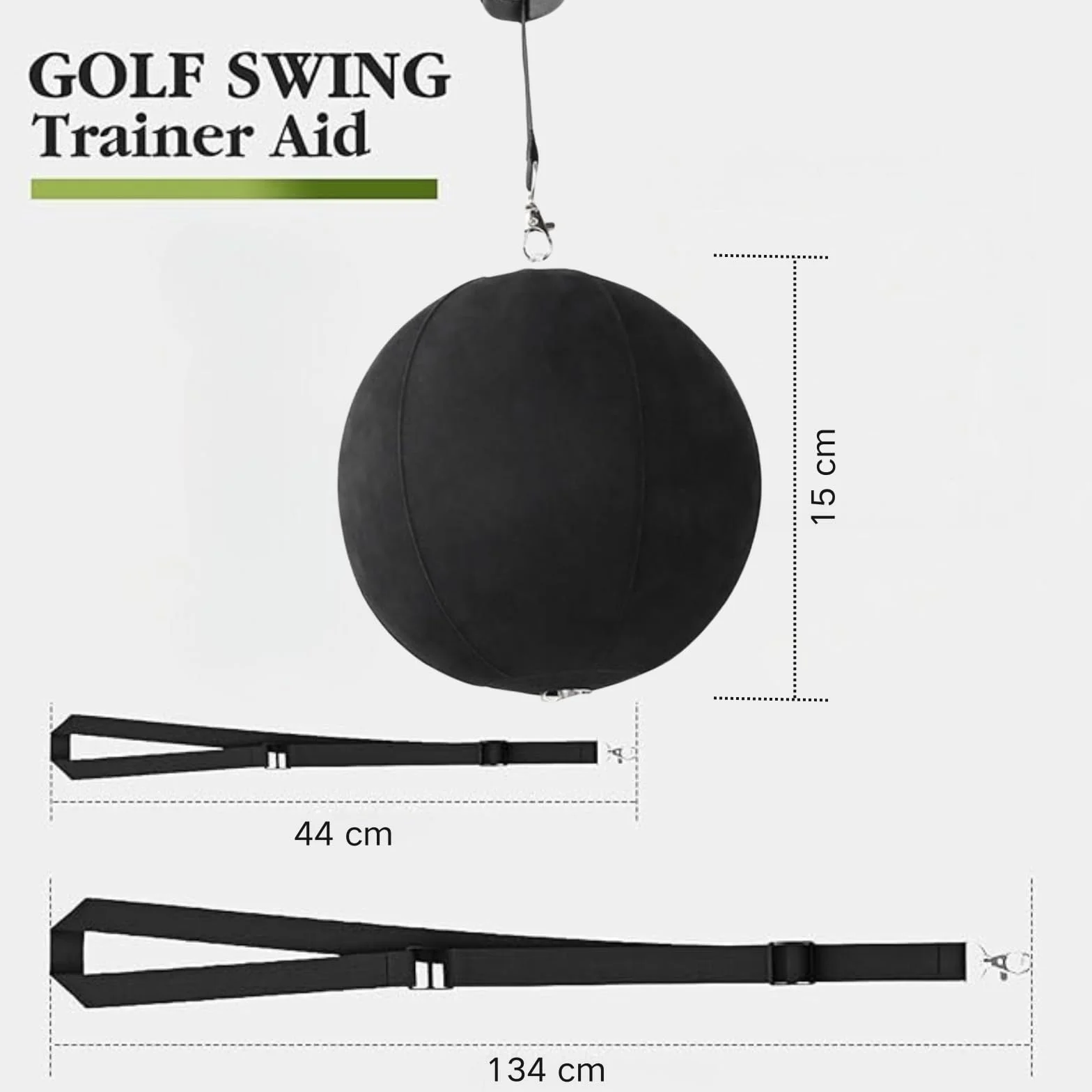 Pomocnik treningowy golfa, inteligentna piłka do trenera huśtawki golfowej, nadmuchiwany i przenośny sprzęt do treningu golfowego, piłka treningowa do korekcji postawy dla mężczyzn kobiet