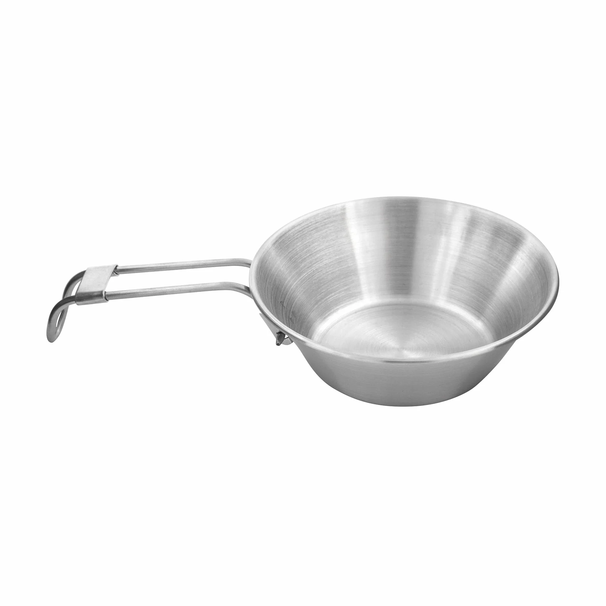 Tatonka Bowl 250 ml - miska ze stali nierdzewnej ze zdejmowanym uchwytem składanym i skalą objętości - Ø 12,5 x 4,5 cm
