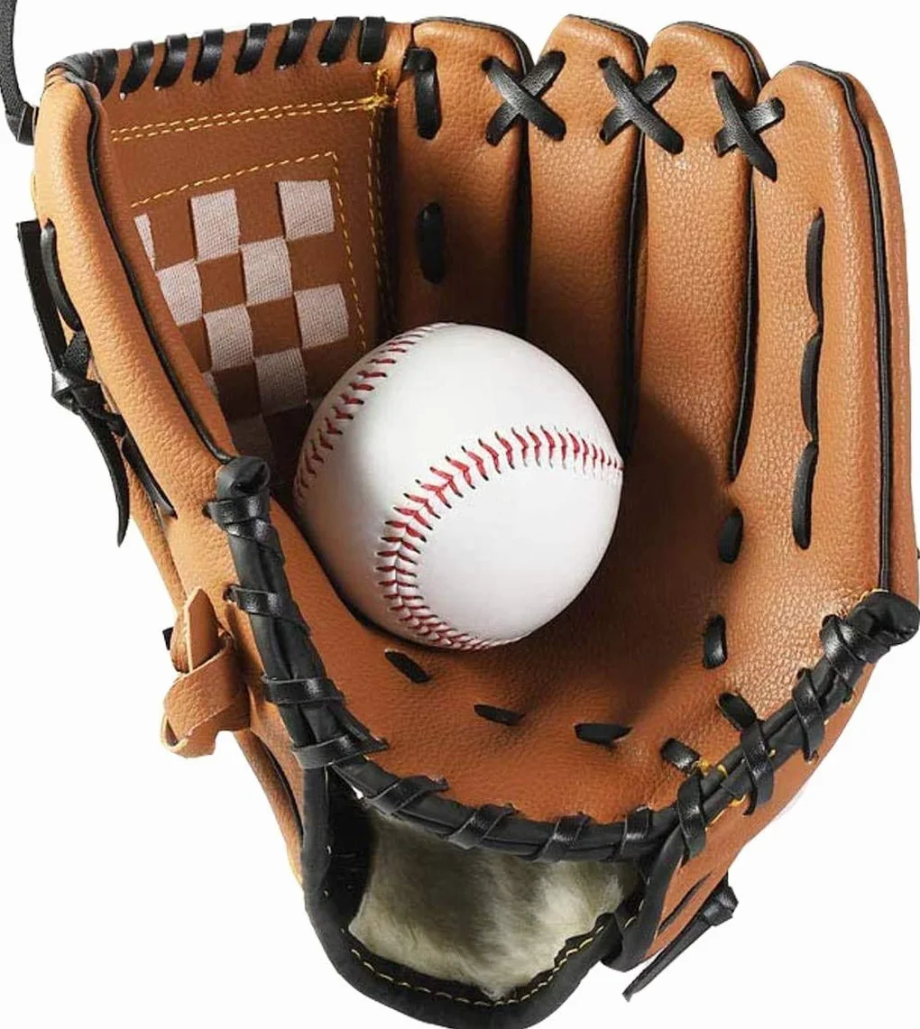 Rękawica baseballowa, sportowe rękawice do mrugnięcia z baseballem, skóra PU, regulowane i wygodne, 27 cm, 29 cm, 31,8 cm, rzut prawą ręką, rękawica lewa ręka