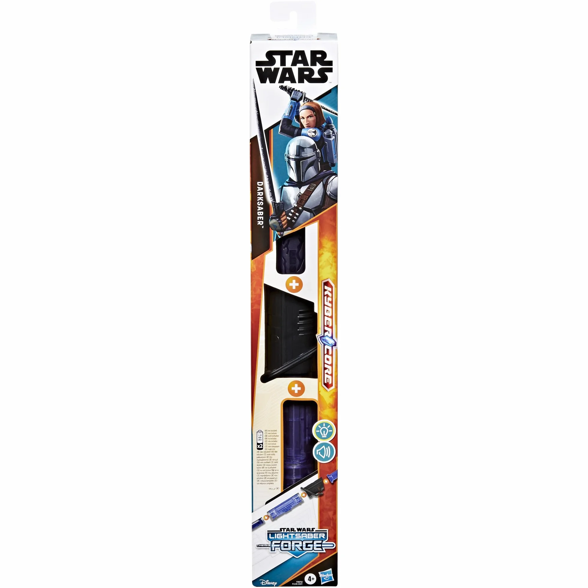 Star Wars Lightsaber Forge Kyber Core, Mroczny Miecz, konfigurowalny elektroniczny miecz świetlny