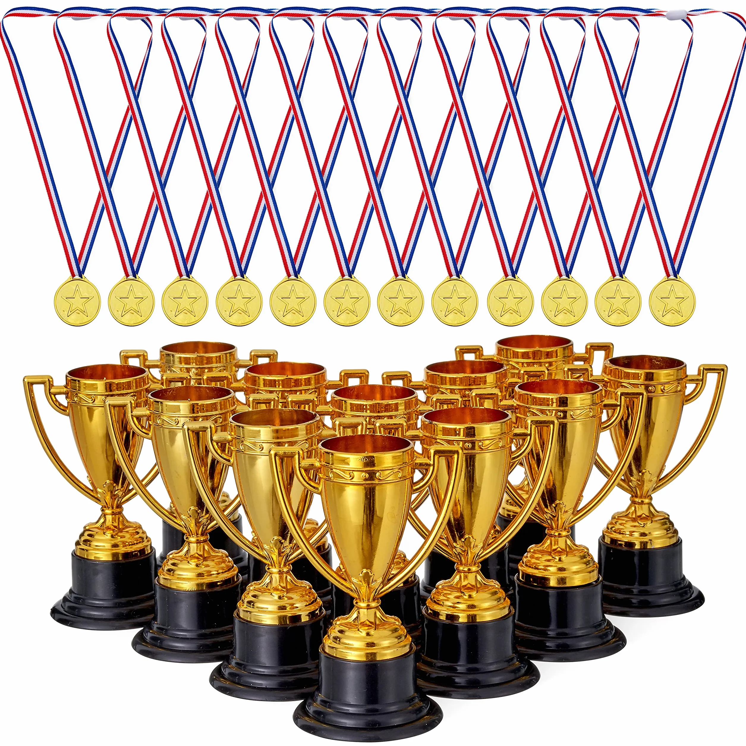 THE TWIDDLERS 24 monety trofea medale przyjęcie urodzinowe dzieci sport szkolny turniej Halloween