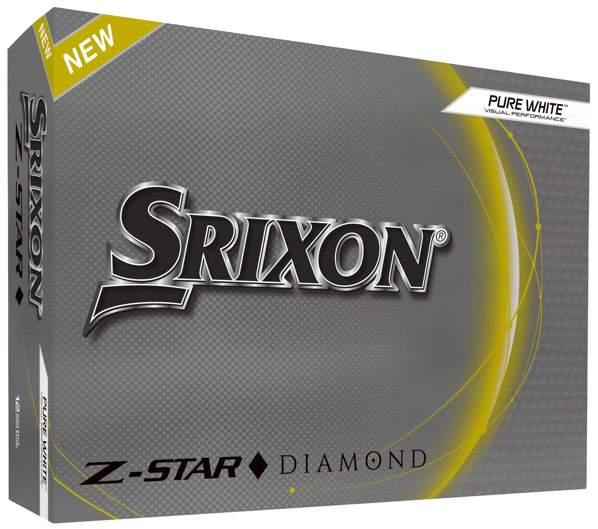 Srixon Unisex Z-star diamentowe piłki golfowe, PURE WHITE, Uniq Size EU