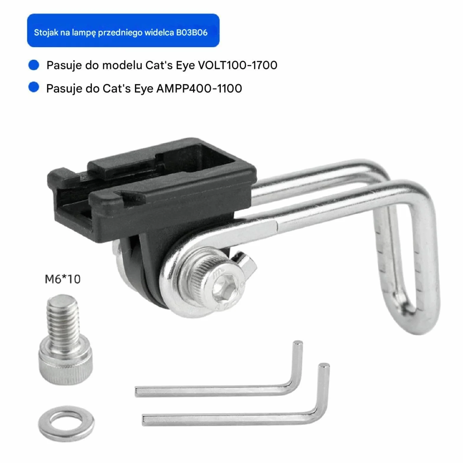 Bikes Fork Light Mount, Front Light Holder Stand for Cycling, Bicycles Headlight Fork Bracket, Fork Mount Headlight Bracket, Cycling Light Holder, Front Light Holder for Bikes, Bicycle Headlight Brack