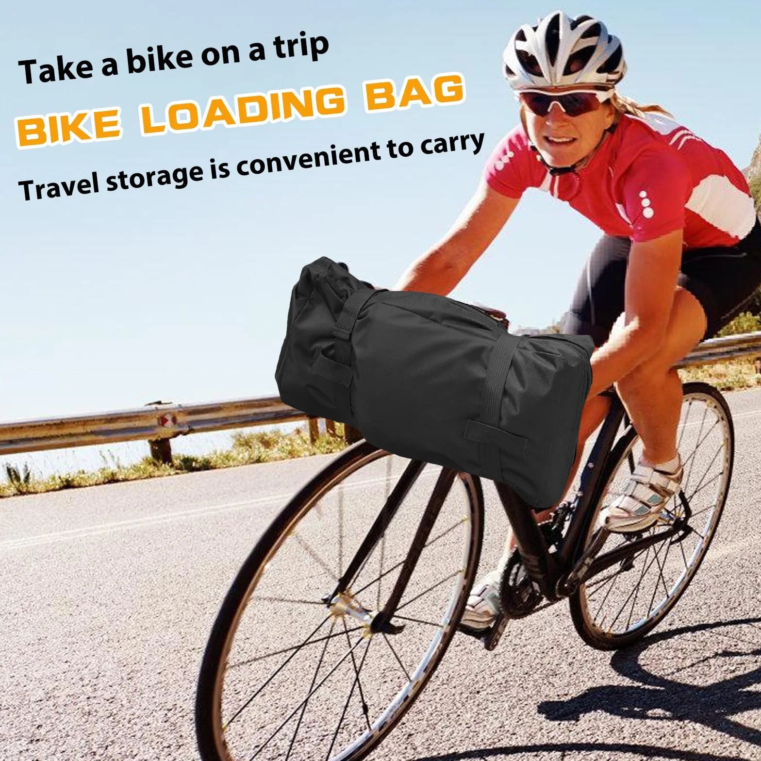 BORDEAG Torba transportowa na rower, składana torba rowerowa, torba do przenoszenia, składany rower górski, rower wyścigowy MTB rower wyścigowy z walizką transportową 26", 29 cali, nie.
