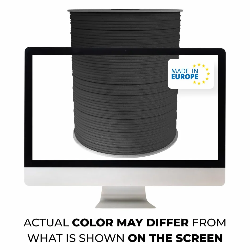 3 mm Nylon Paracord 425 (50 i 100 m) – 3 mm Typ II, 100% nylonowa lina, 3-żyłowa lina, 3 mm nylonowa lina w wielu kolorach
