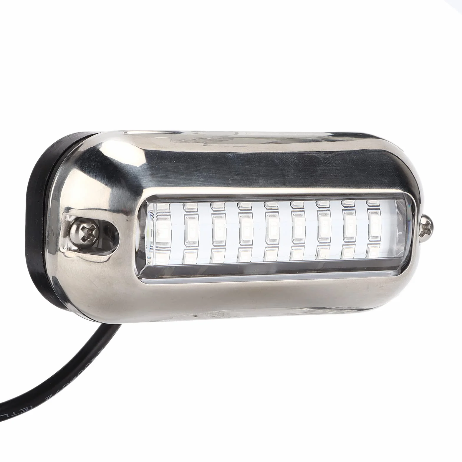 Światło podwodne łodzi, lampa podwodna łodzi IP68 Wodoodporny kąt świecenia 120 ° dla jachtu morskiego