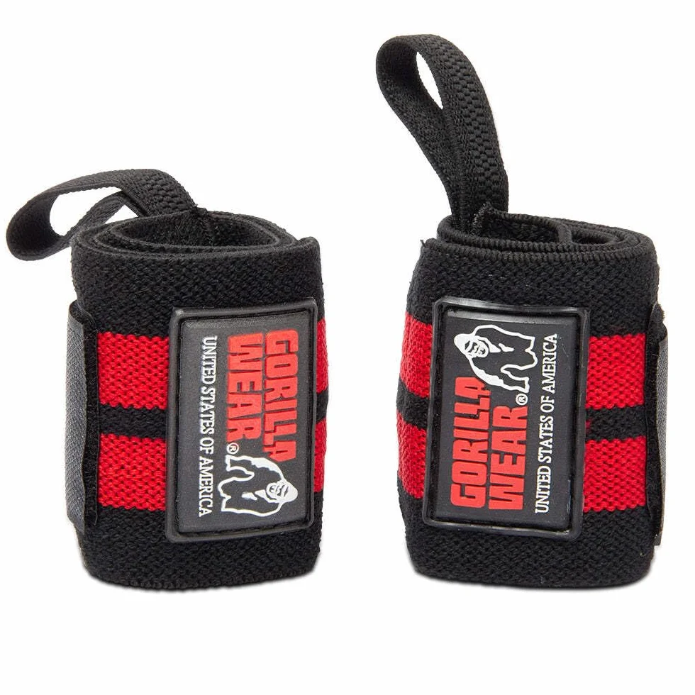 Gorilla Wear Wrist Wraps PRO Black/Red
