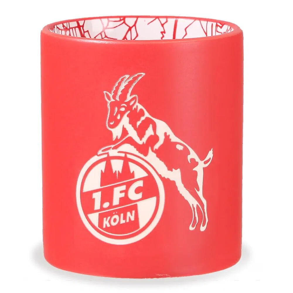 1. FC Köln Filiżanka tłoczona czerwona