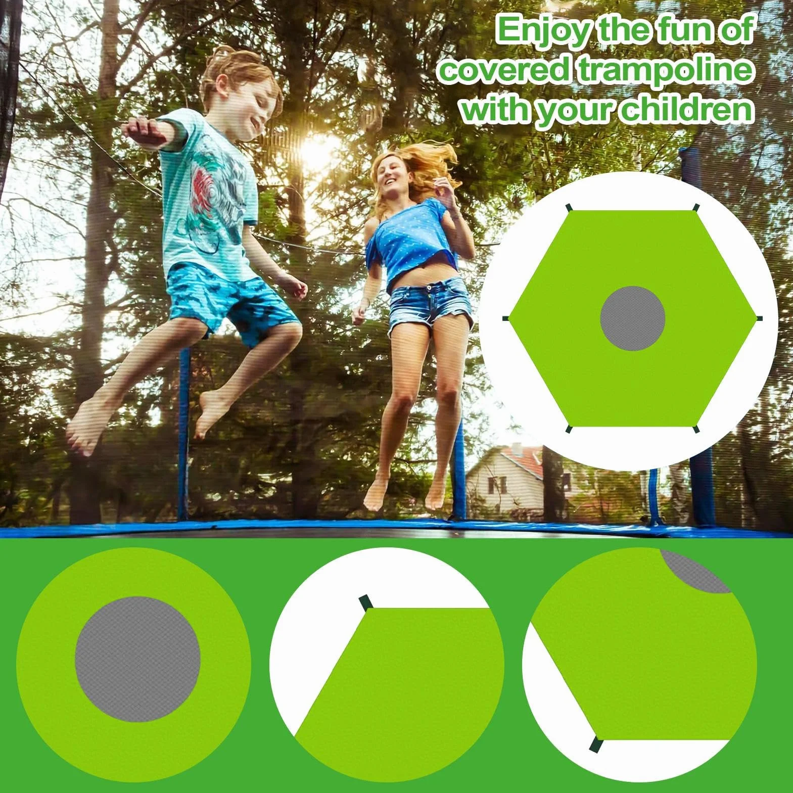 Wodoodporna osłona przeciwsłoneczna Oxford do trampoliny markizy, 1 sztuka
