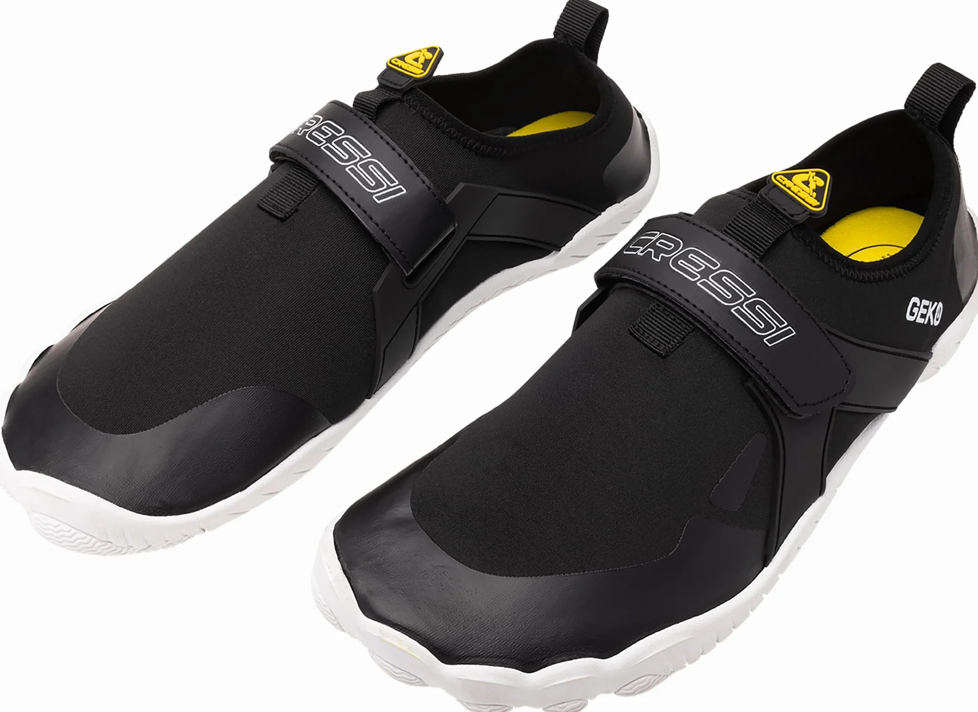 CRESSI Buty Geko Black/White 39 - Unisex Rock Shoe Idealne do wciągających wrażeń w środowisku wodnym z bezpośrednim połączeniem z dnem morskim, czarne/białe, 39