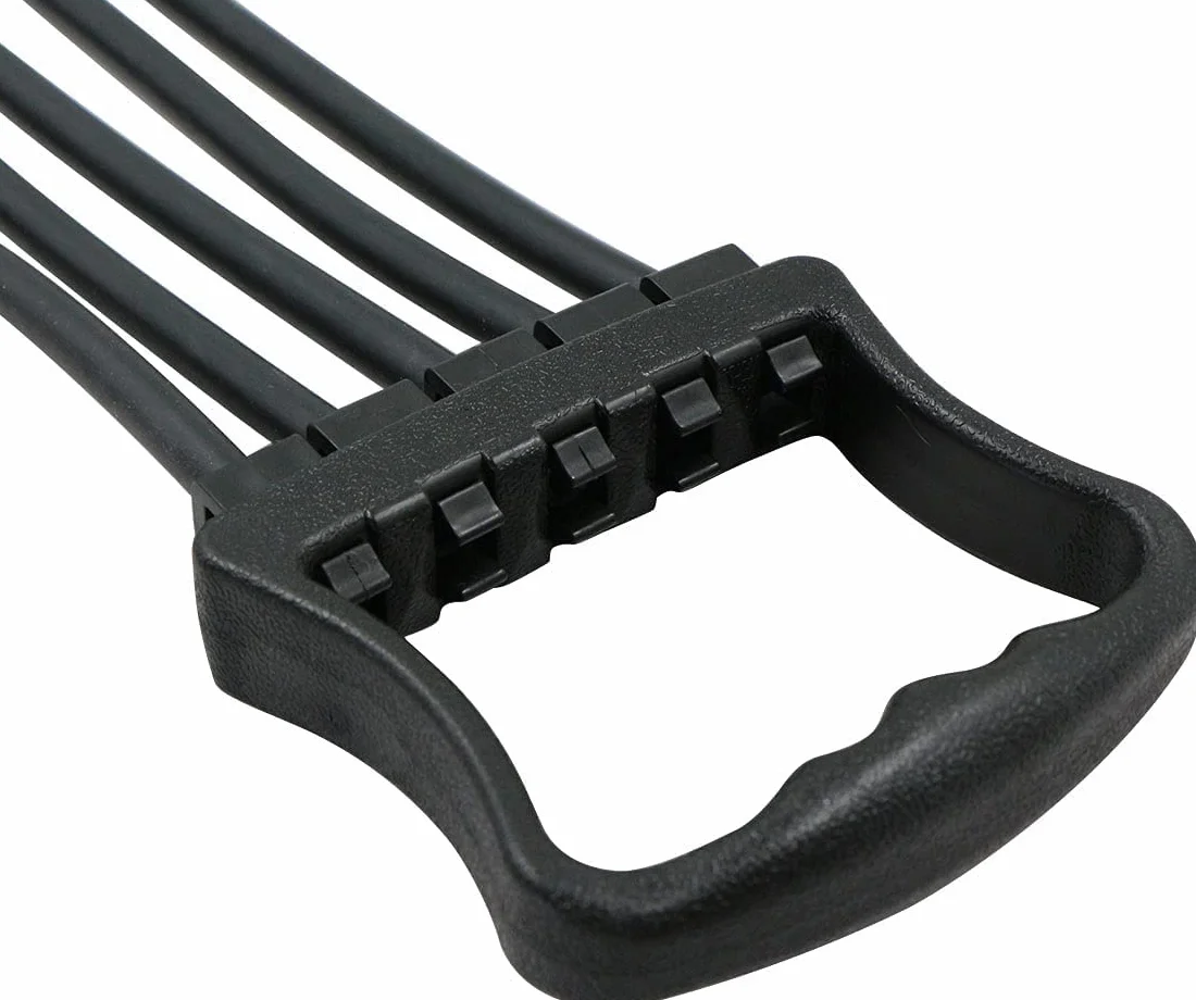 Regulowany Przedłużacz klatki piersiowej, Fitness Muskulation Extender, Ćwiczący napinacz mięśni, Trening Pectoral Expander, do treningu fizycznego, rozszerzania mięśni klatki piersiowej (czarny)
