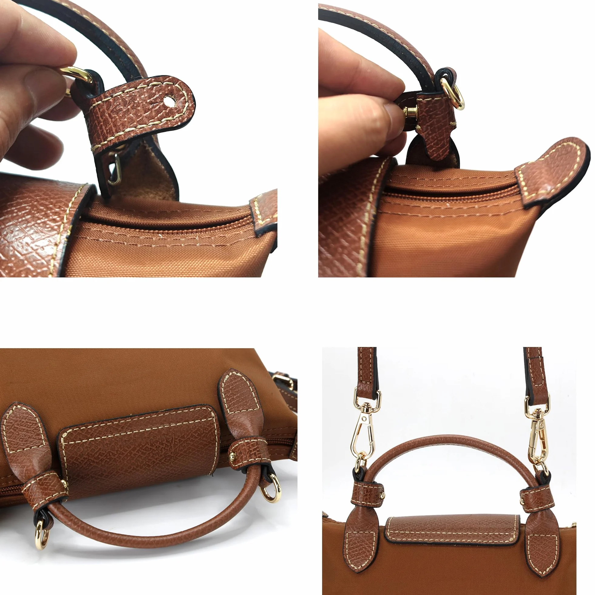 Mini Torby Skórzany Pasek Na Ramię Terakota Nude TAUPE Nave Blue Bag Paski