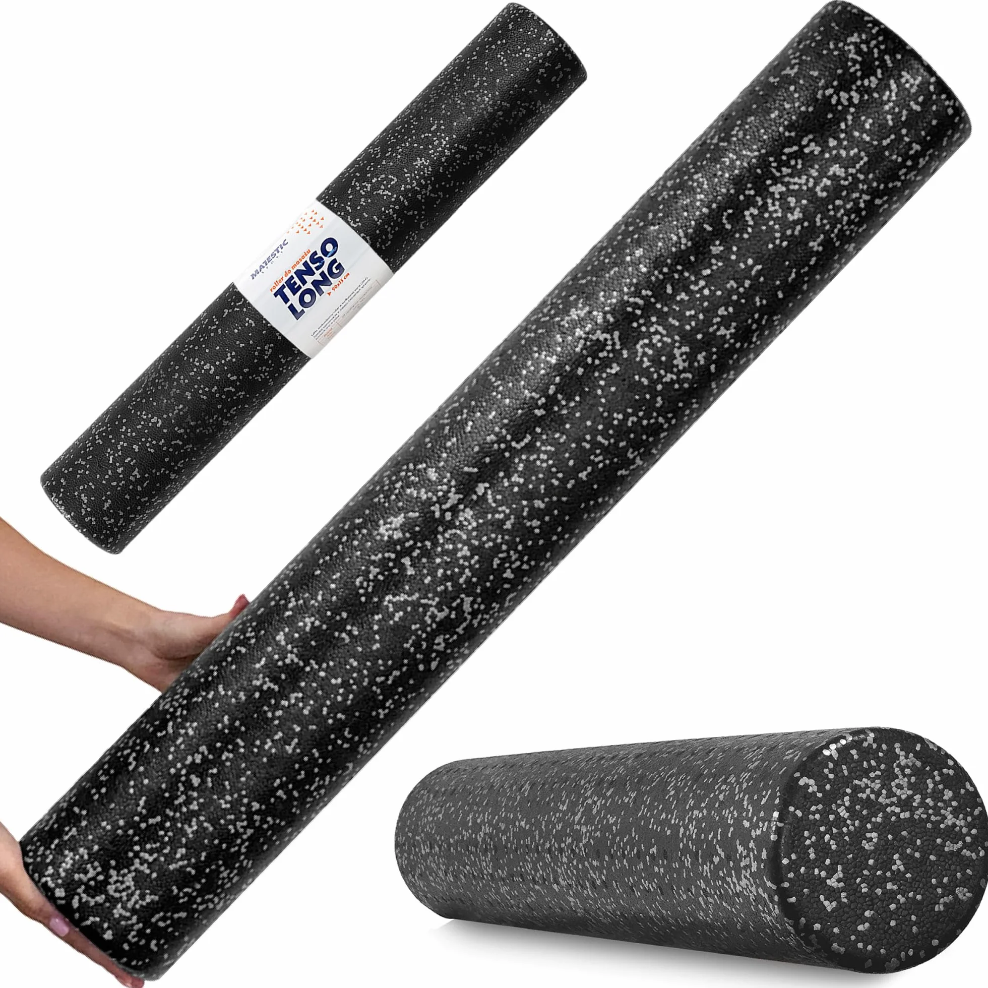 Tenso Longwałek do fitnessu, pilatesu i jogi, długość: 90 cm
