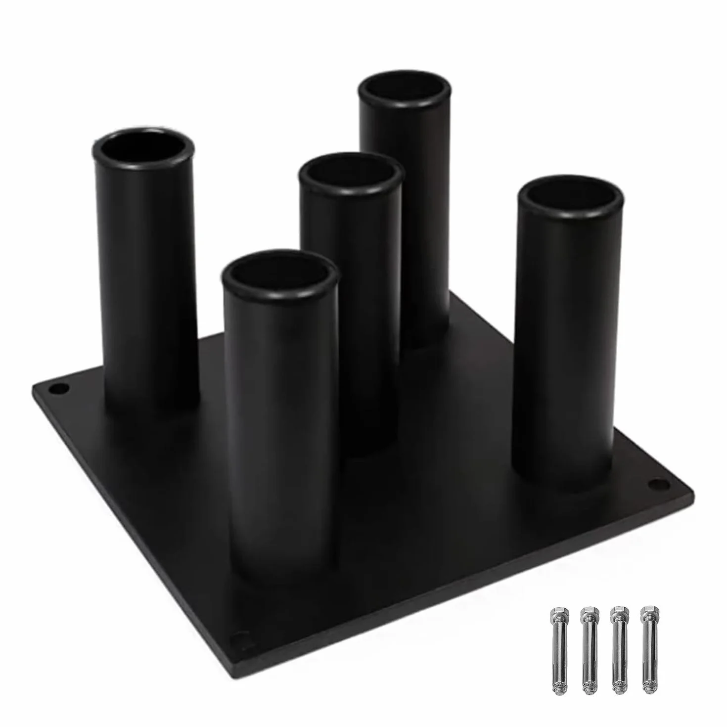 Yes4All AEA6 pionowy stojak do przechowywania sztangi, 5 barów, 18 cm x 5,6 cm