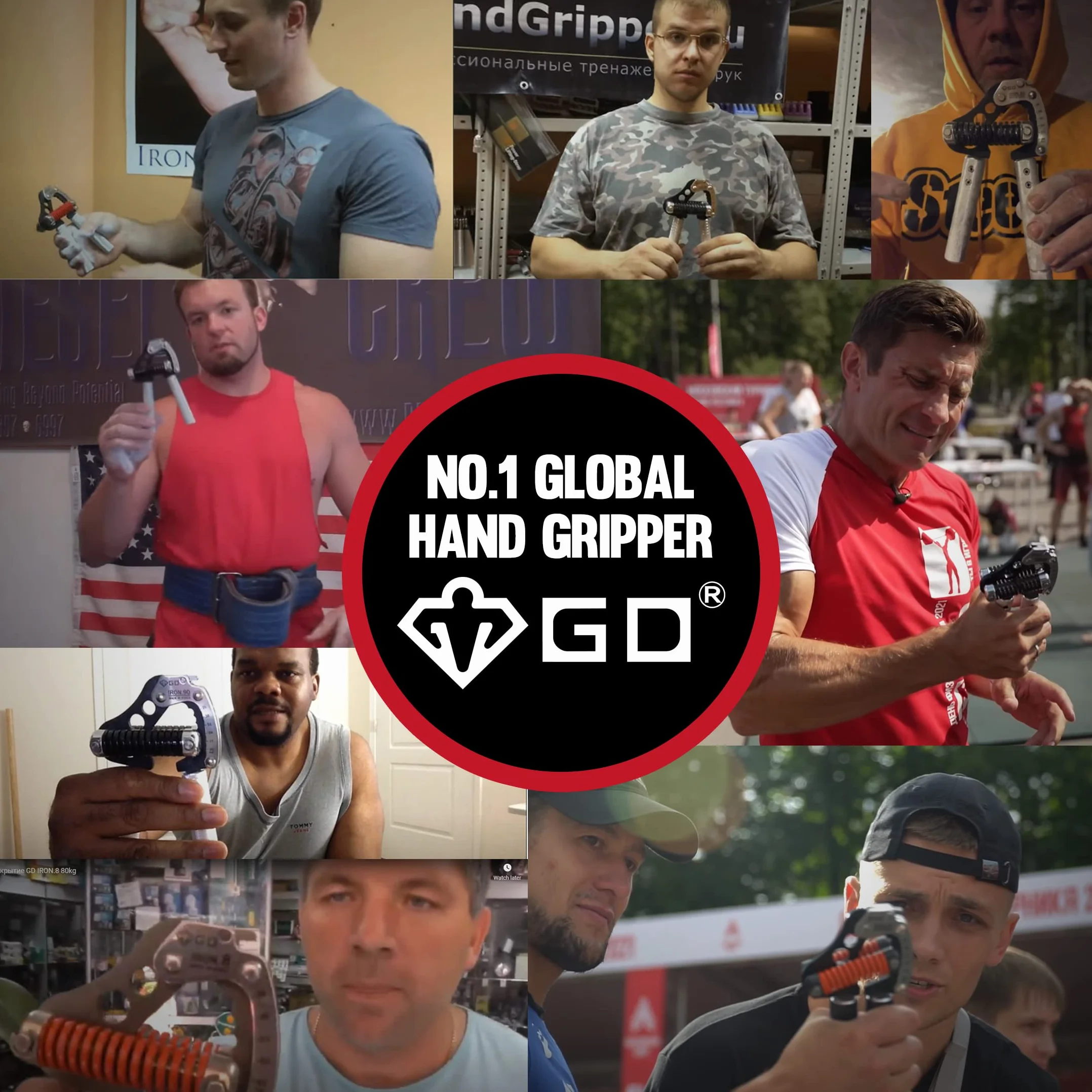 GD Grip Pro-70 regulowany wzmacniacz uchwytu ręcznego (55 do 70 kg)