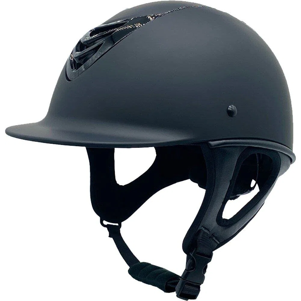 Kask jeździecki dla dorosłych oddychający kask jeździecki kapelusz rycerza zdejmowane rondo kask prędkości akcesoria do jazdy konnej 58-62 cm