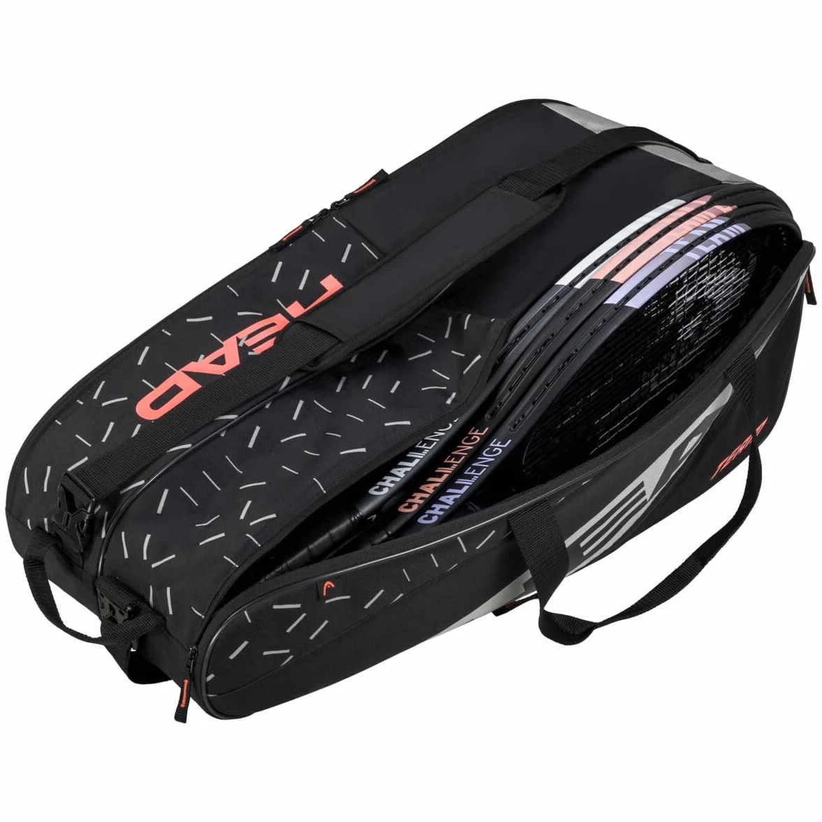 HEAD Tour Racquet Bag L torba tenisowa Czarny ceramiczny