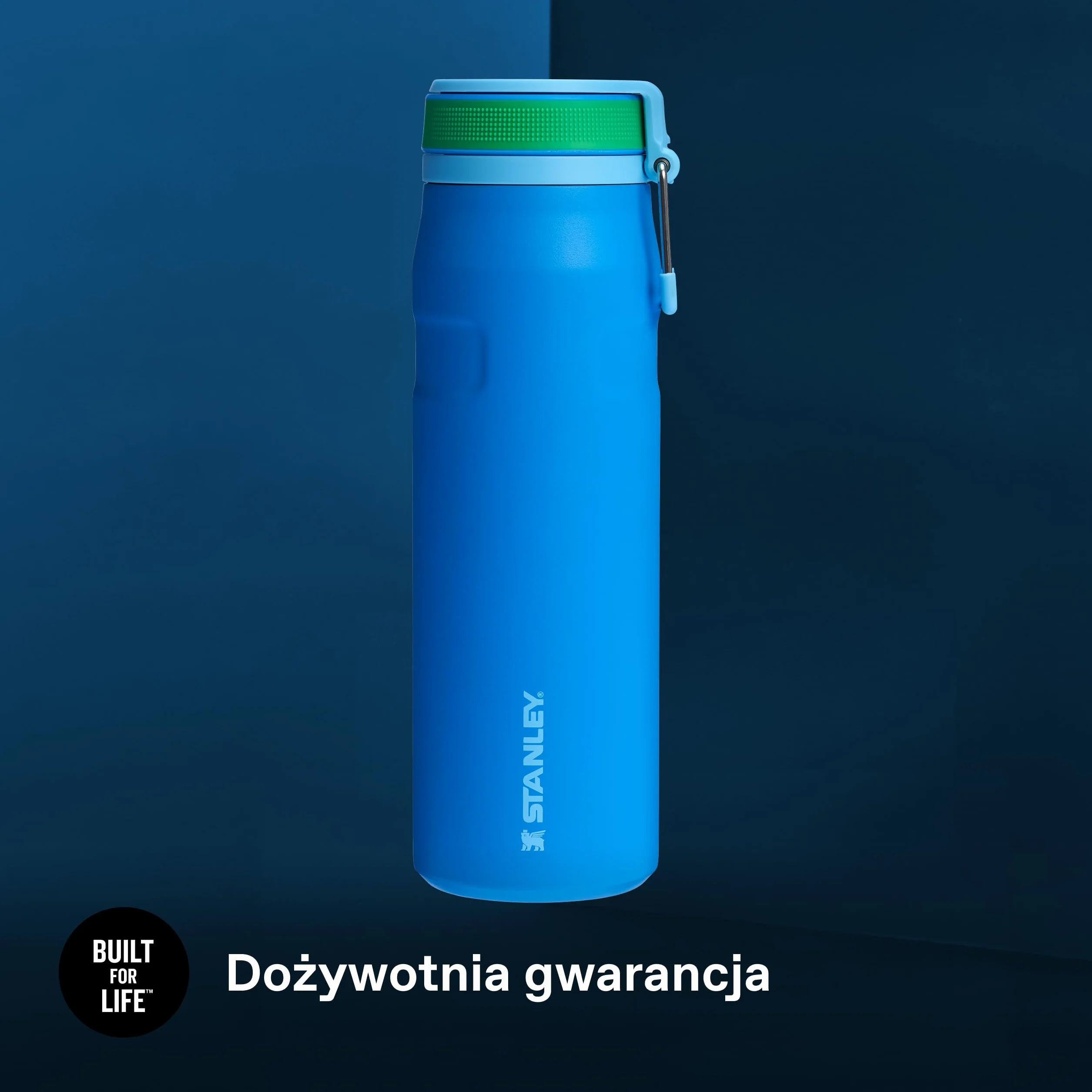 Stanley 1913 IceFlowBottle Twist Flip 0.47L - Zimna Przez 12 Godzin - Zamrożona Przez 3 Dni - Można Myć W Zmywarce - Stal Nierdzewna - Nie Zawiera BPA - Podwójna Sciana
