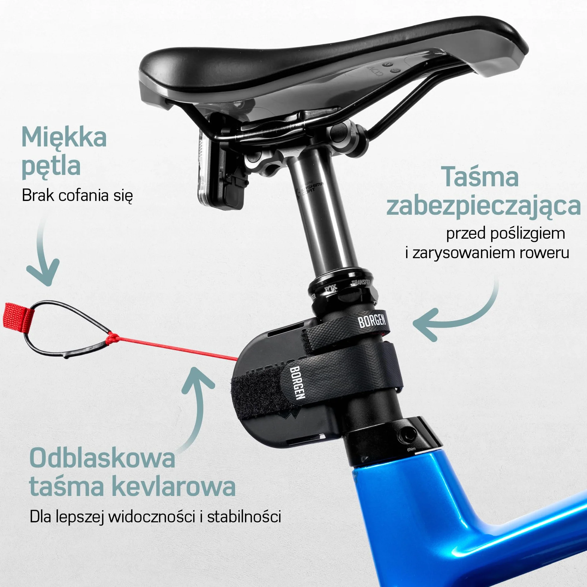 Borgen Lina holownicza do rowerów dla dzieci i dorosłych, Udźwig do 120 kg