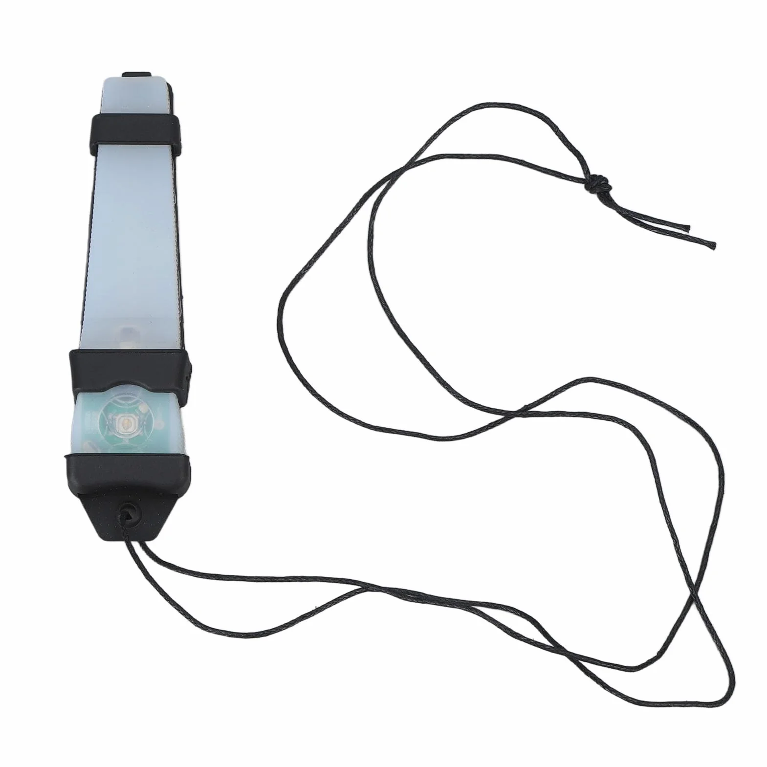 Hełm Survival Signal Light, Wodoodporny Marker Identyfikacji Osobistej, Lekki 150 MAh, Czarny z Pomarańczowym Światłem