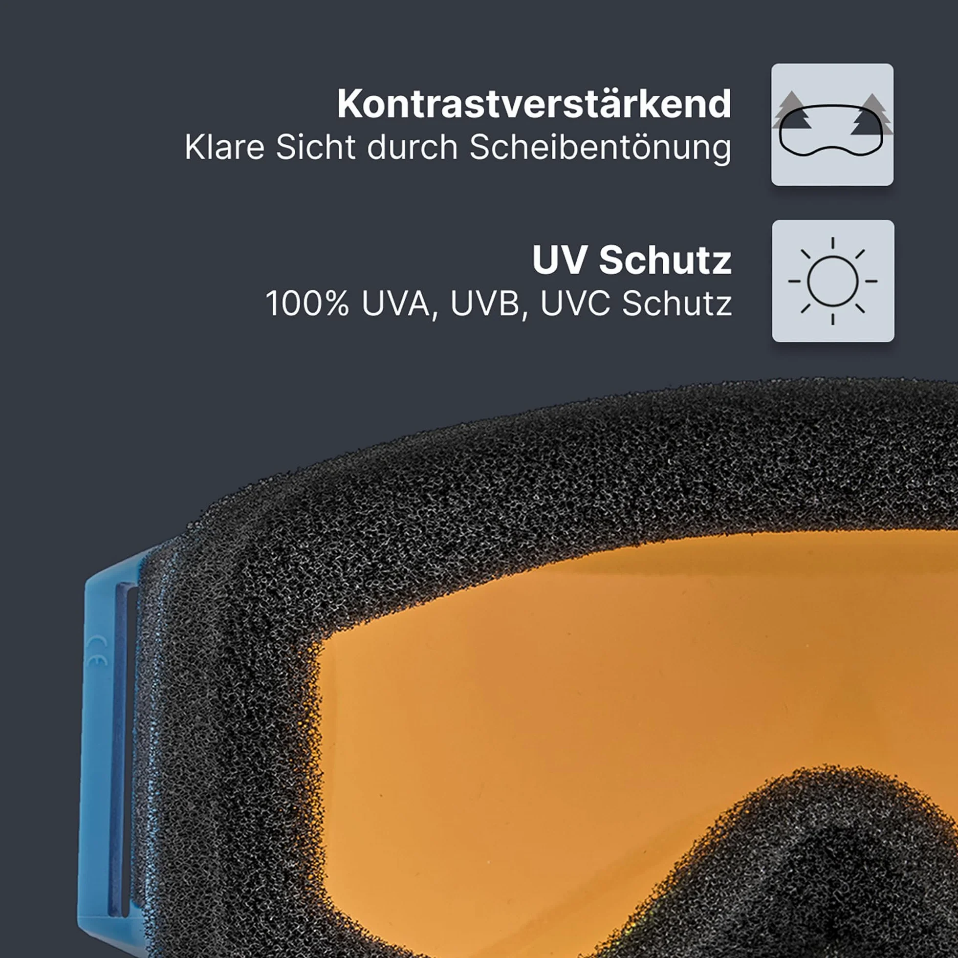 uvex speedy pro gogle narciarskie dla dzieci wzmacniające kontrast nieparujące blue/lasergold