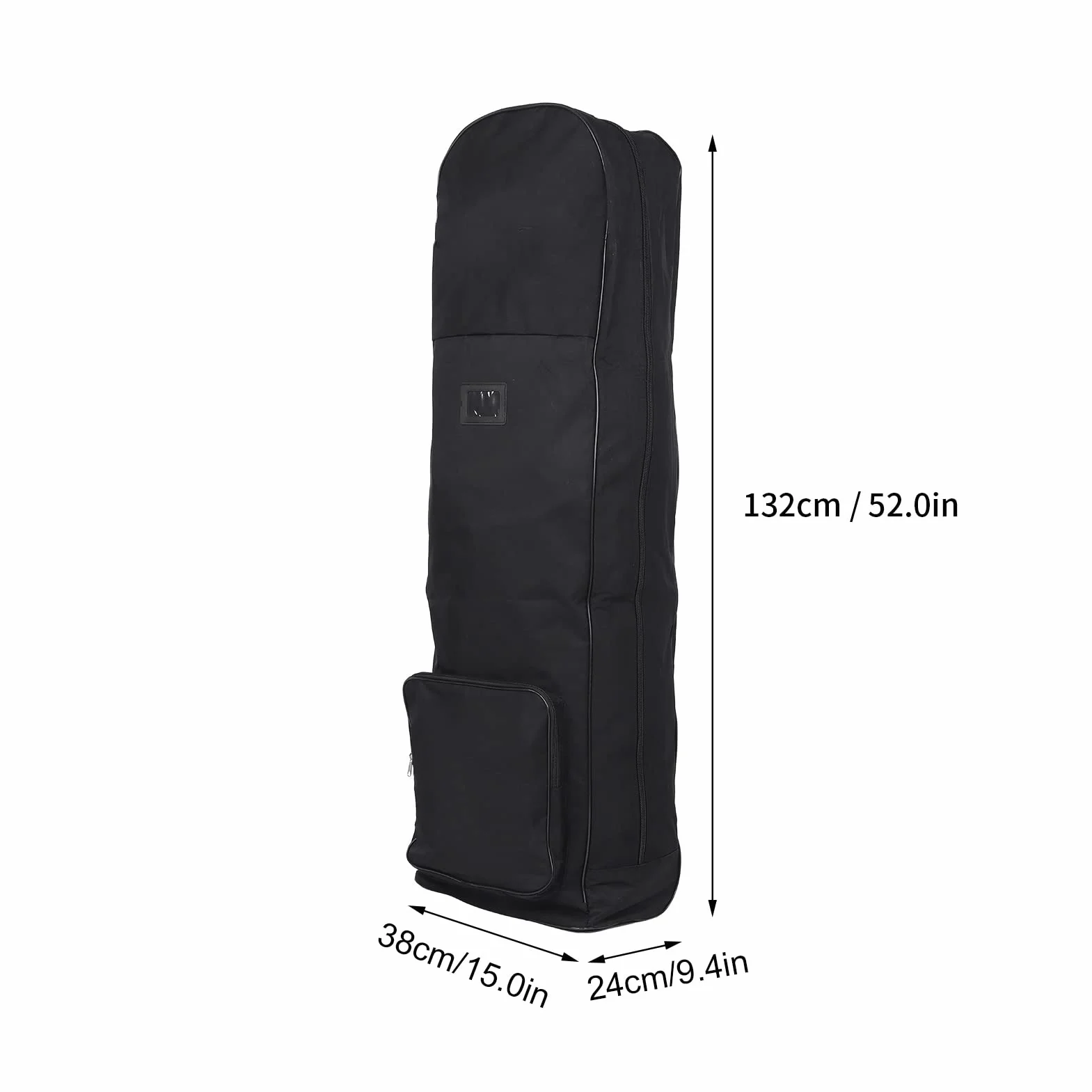 600D Heavy Duty Travel Bag with Wheels, Universal Size Foldable Waterproof Padded Club Travel Bag for Airlines