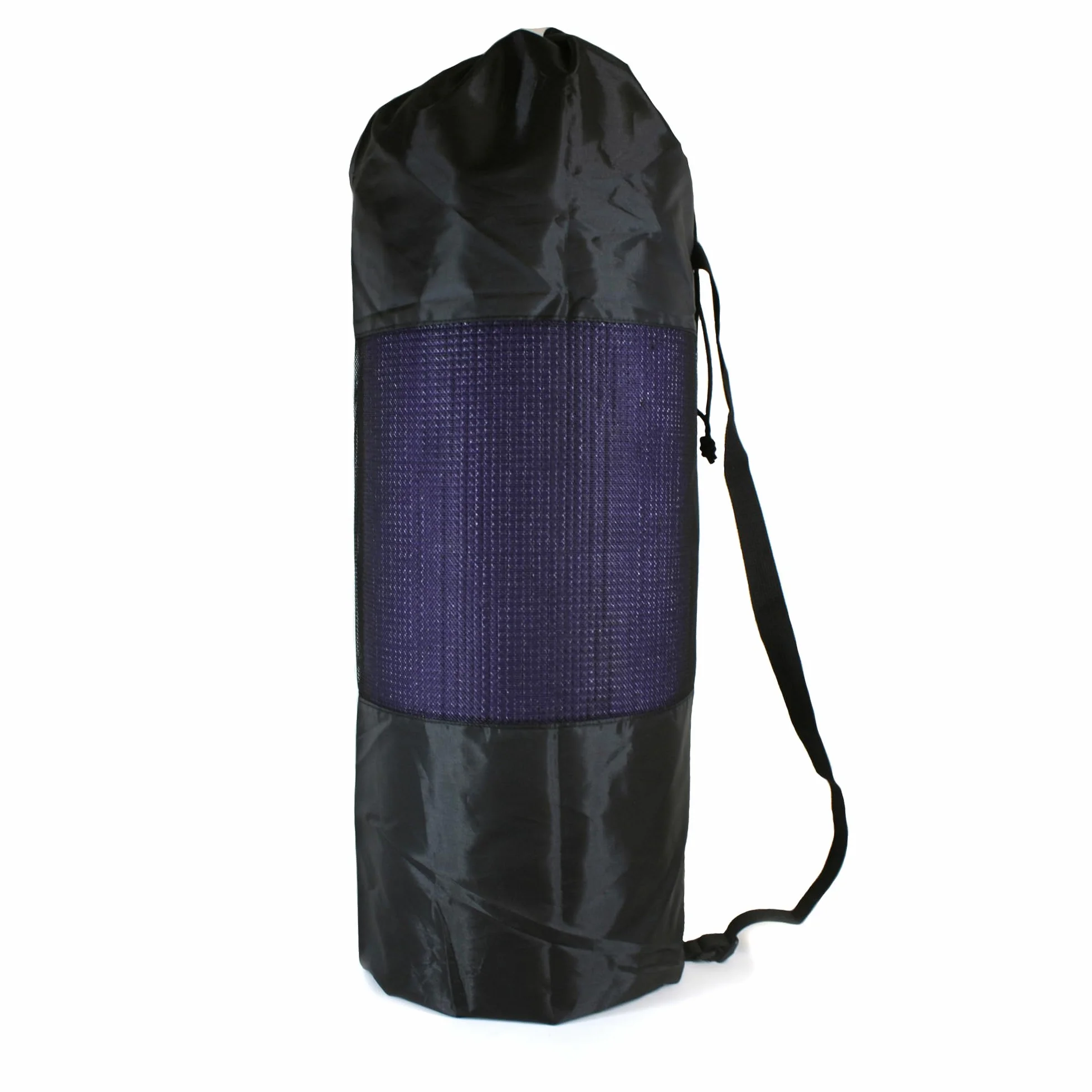 DOJA Barcelona Czarna torba na matę do jogi 25 x 24,5 x 82 cm poliestrowa