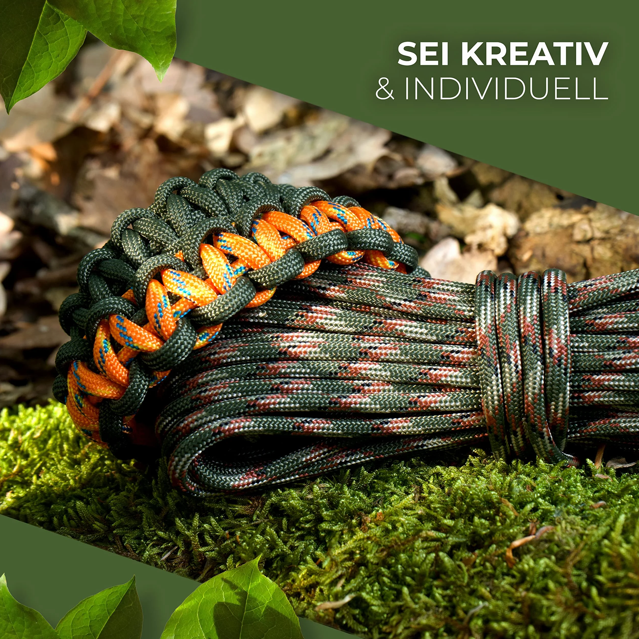 Linka Paracord 550 4 mm 7 rdzeni niebieski 15 metrów