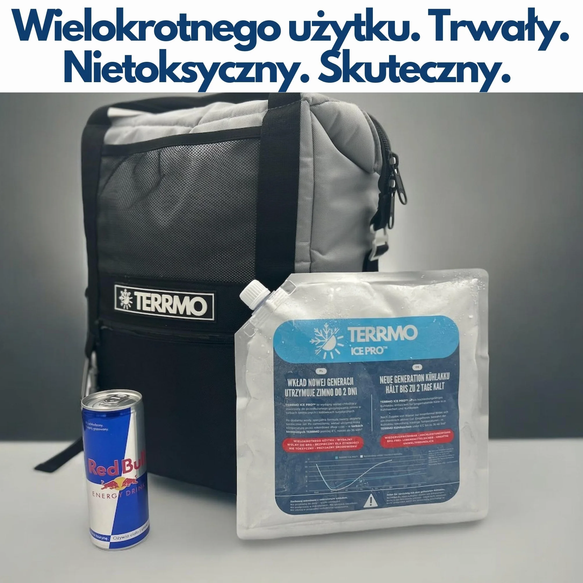 Wkłady do Lodówki Turystycznej IcePro Ultra-wydajne 24-72h Wielokrotnego użytku Zestaw