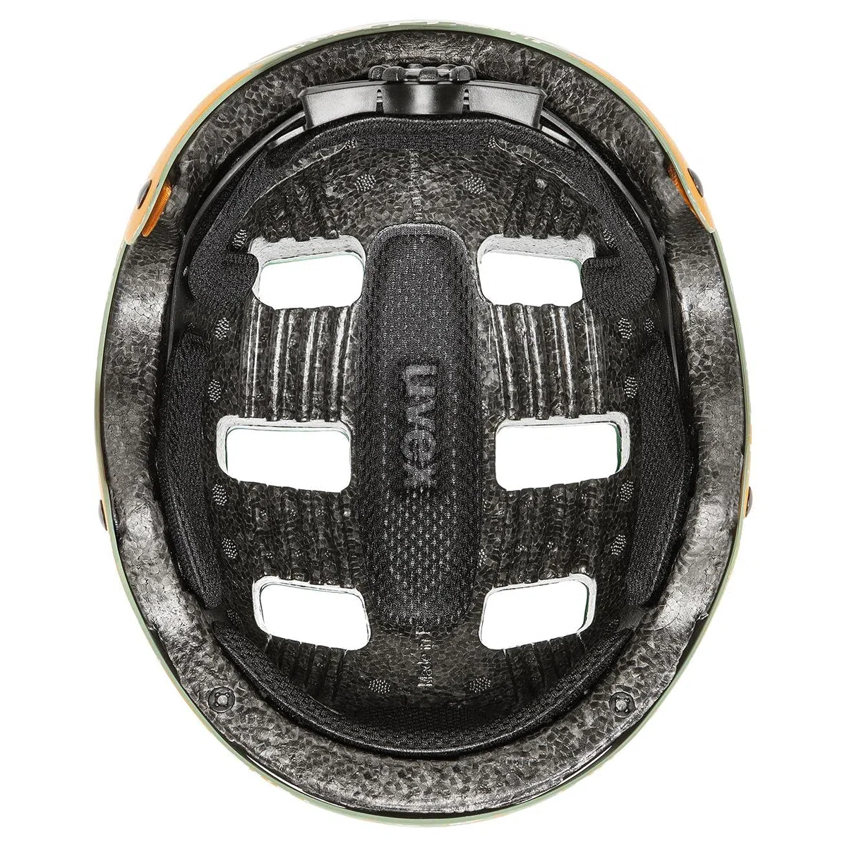 uvex kid 3 cc - wytrzymały kask rowerowy dla dzieci - indywidualna regulacja wielkości - udoskonalona wentylacja - moss green - sand matt - 51-55 cm