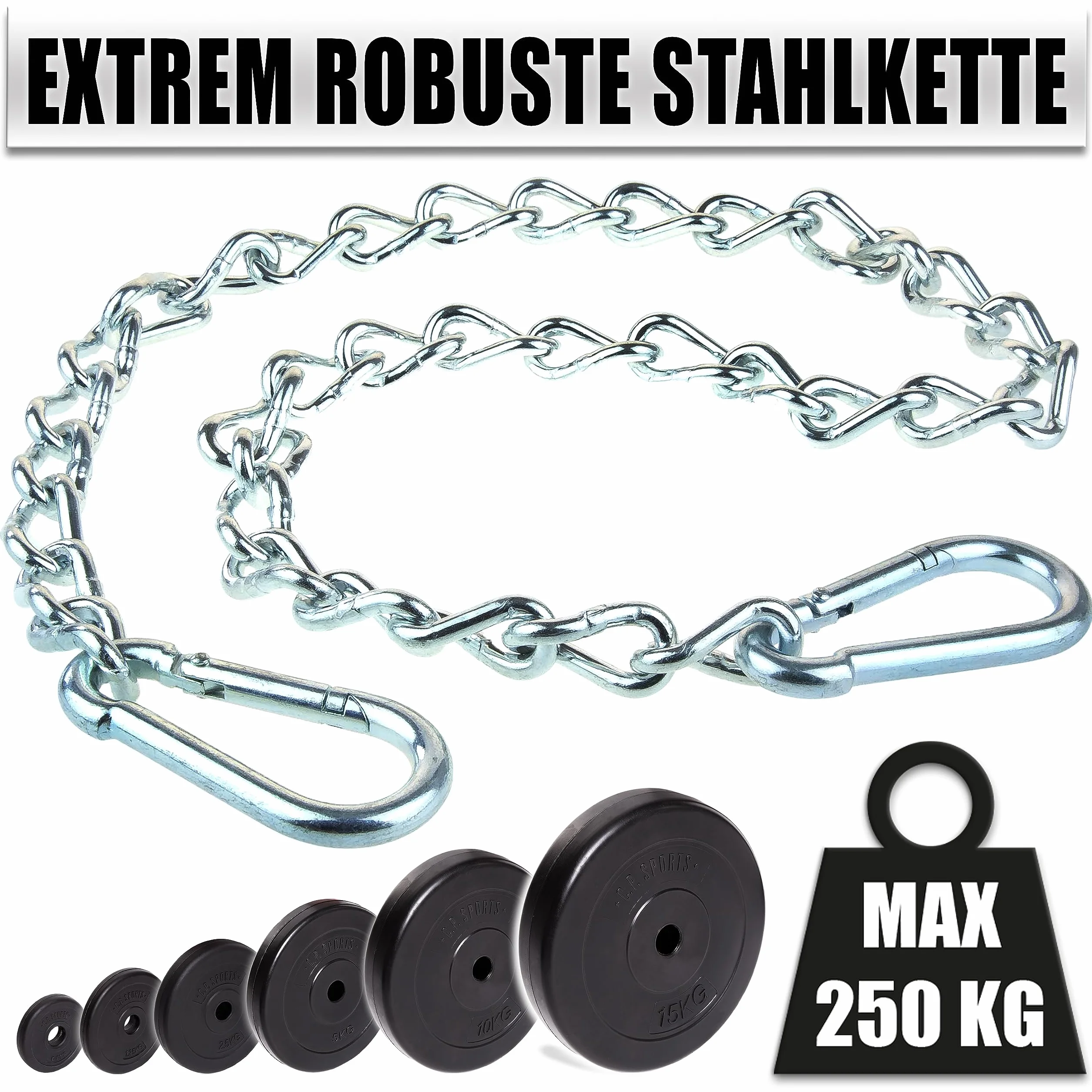 Pasek do dipów C.P.Sports Premium 250 kg nylon