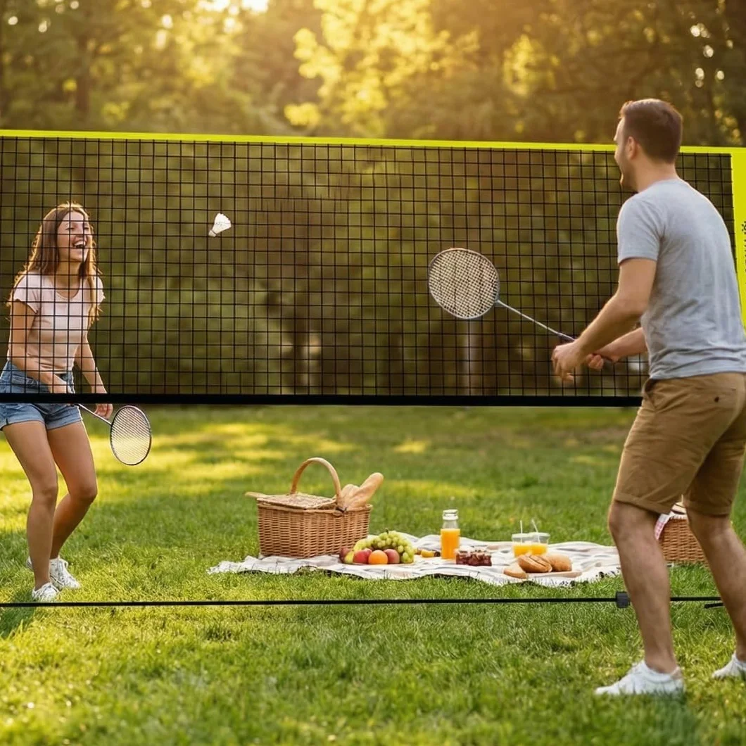 Siatka Składana Uniwersalna 3w1 Badminton Tenis Siatkówka