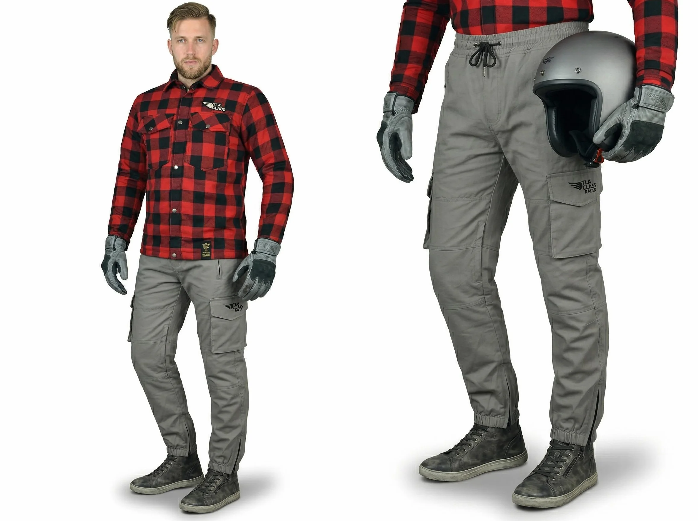 TLA RUST Skórzane rękawiczki motocyklowe vintage CE 2XS-4XL dotykowe ochrona uderzeń