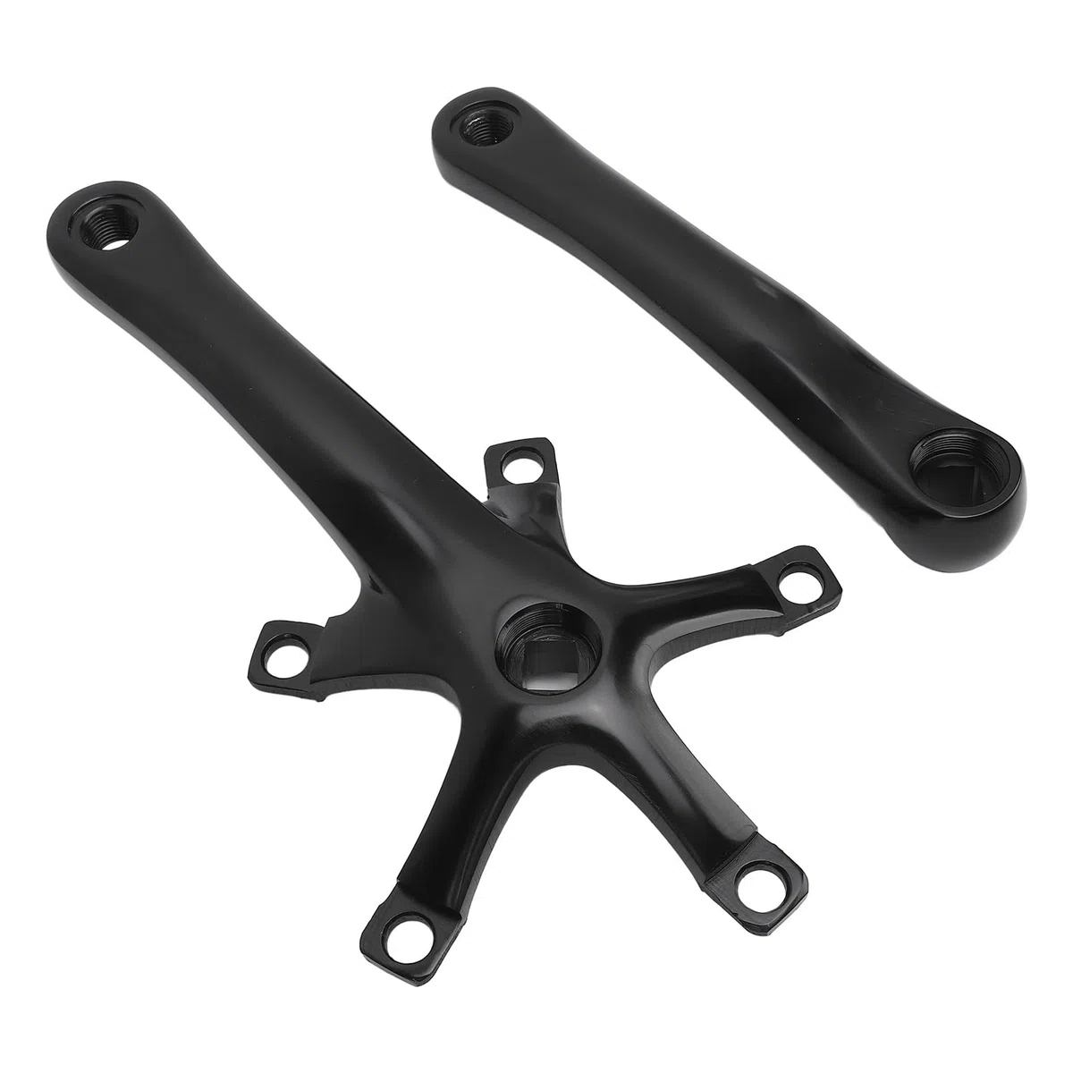 Zestaw Korby 165 Mm, Mocny Mechanizm Korbowy Wykonany z Najwyższej Jakości Materiałów ze Stopu Aluminium o Ergonomicznej Konstrukcji, Idealny do Jazdy Po Drogach i Podróży na