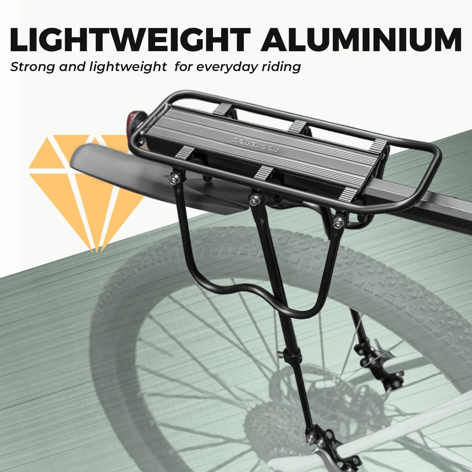 ROCKBROS Bagażnik Rowerowy Szybkozamykacz Aluminium Sztyca 32 mm