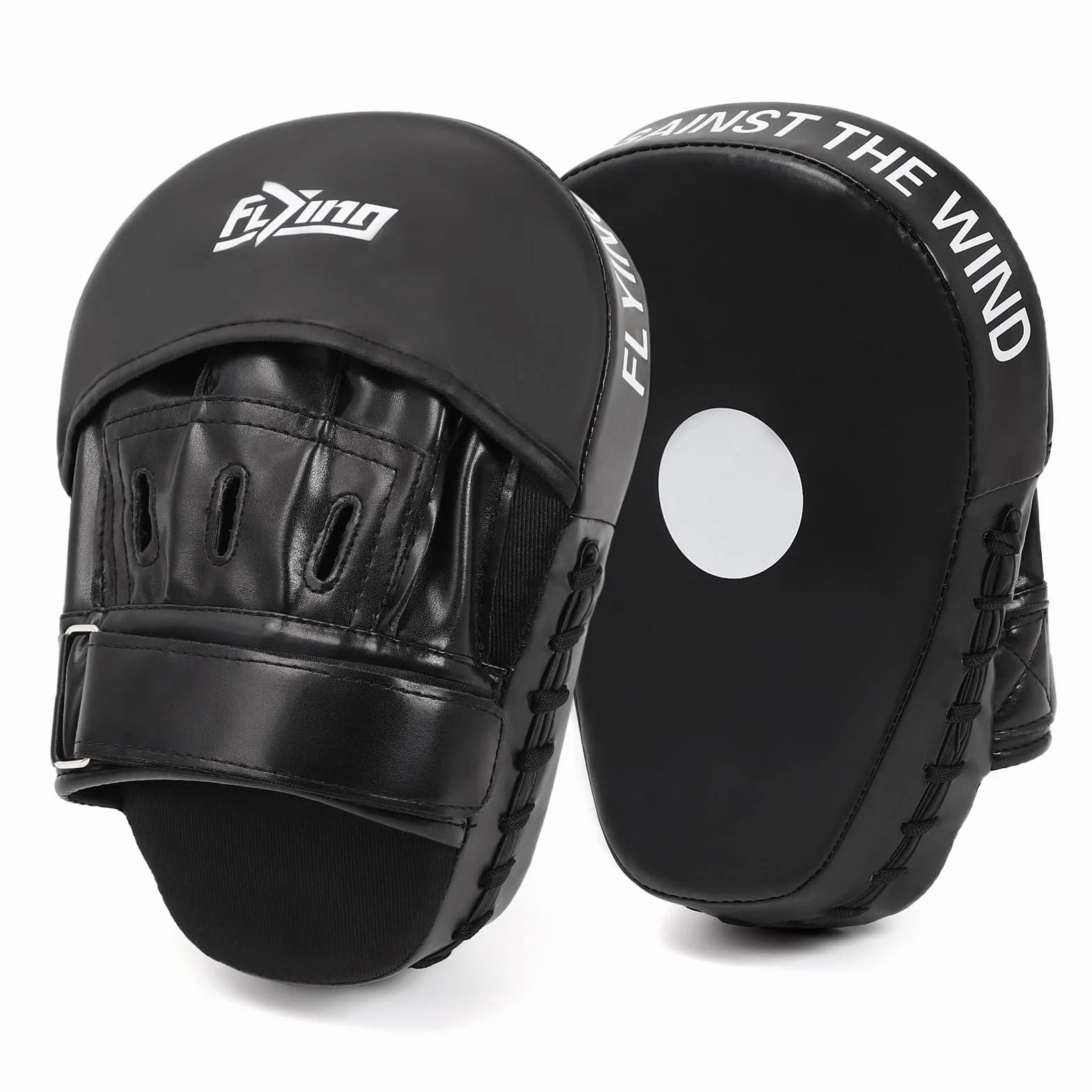 Boks Curved Focus Punching Mitts dla mężczyzn i kobiet, skórzane podkładki bokserskie do sztuk walki, treningu bokserskiego, zakrzywione punkty do karate, kickboxingu, Muay Thai, Taekwondo