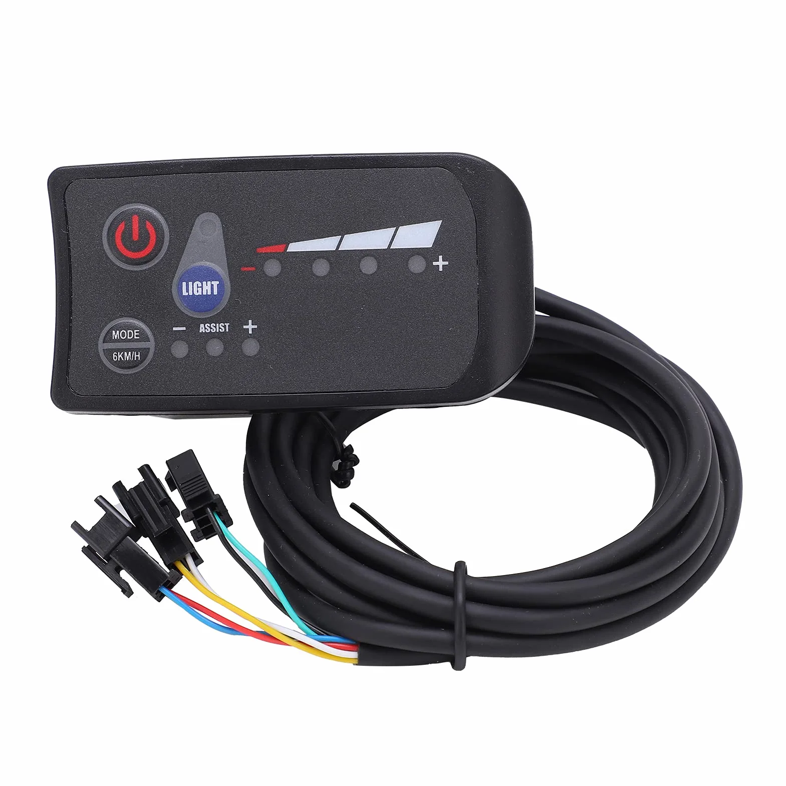 Wyświetlacz LCD roweru elektrycznego 24 V czarny panel sterowania zasilaniem LED 810 instrument odpowiedni do silnika roweru elektrycznego