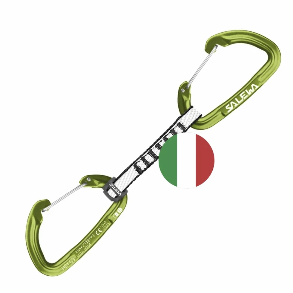 SALEWA Unisex – zestaw EXPR DYN HOT G3 Wie Carabiner, zielony, normalny