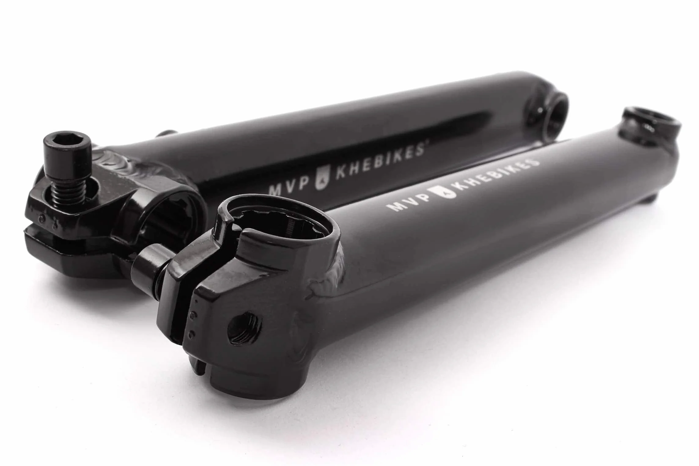 KHEbikes KHE MVP BMX zestaw korby 8T MID BB 4130 CrMo oś 19 mm wraz z adapterem, logo laserowe