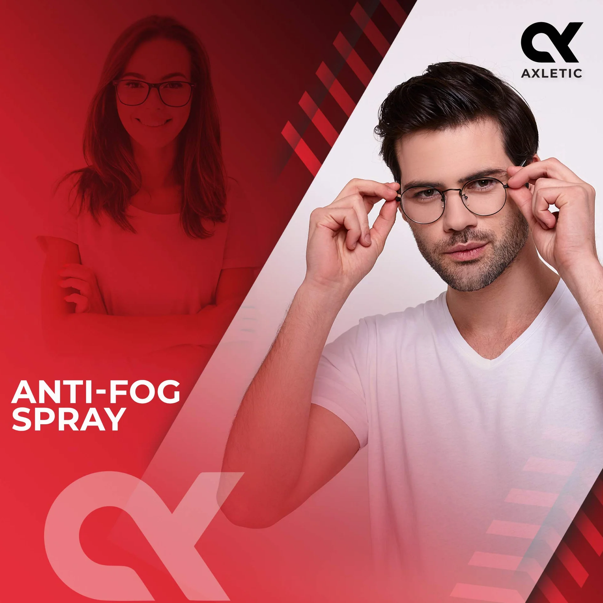 2 w 1 Okulary przeciwmgielne i środek czyszczący do okularów - 100 ml - Anti Fog Spray - Made in Germany
