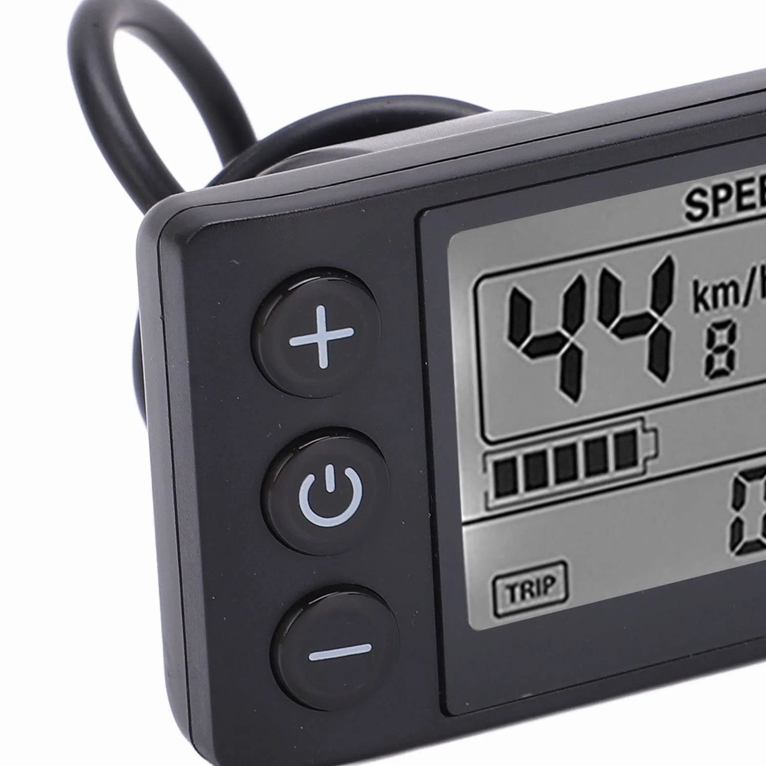 Miernik wyświetlacza LCD wodoodporny prędkościomierz rowerowy Ebike